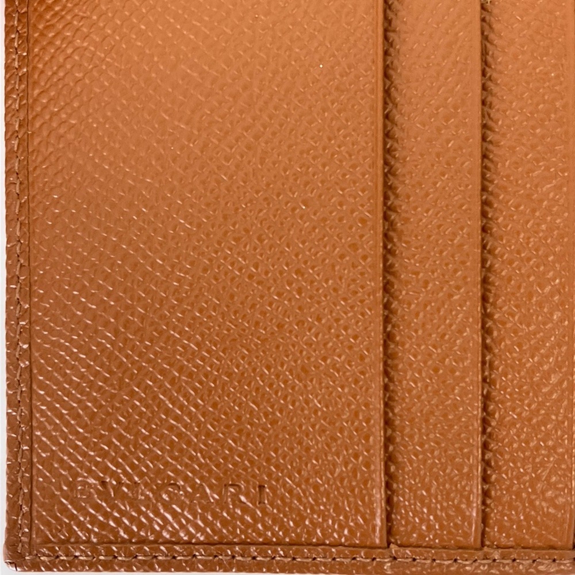 Bvlgari Brown Leather Wallet (Bi-Fold) (Pre-Owned)