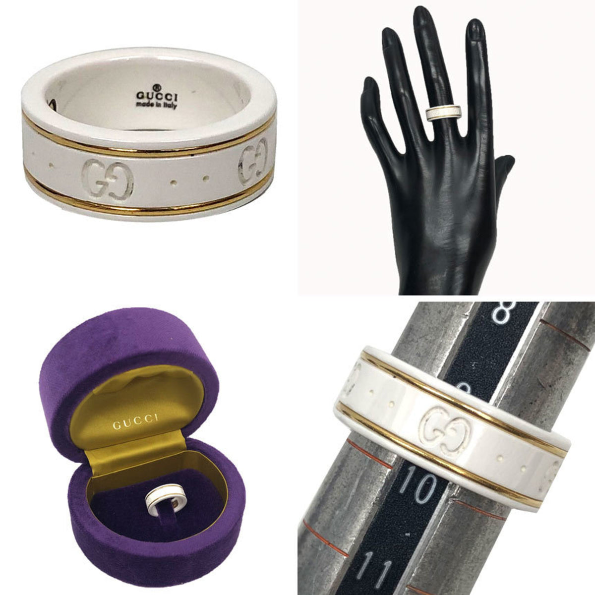 Gucci Yellow Gold Band Ring (Pre-Owned)
