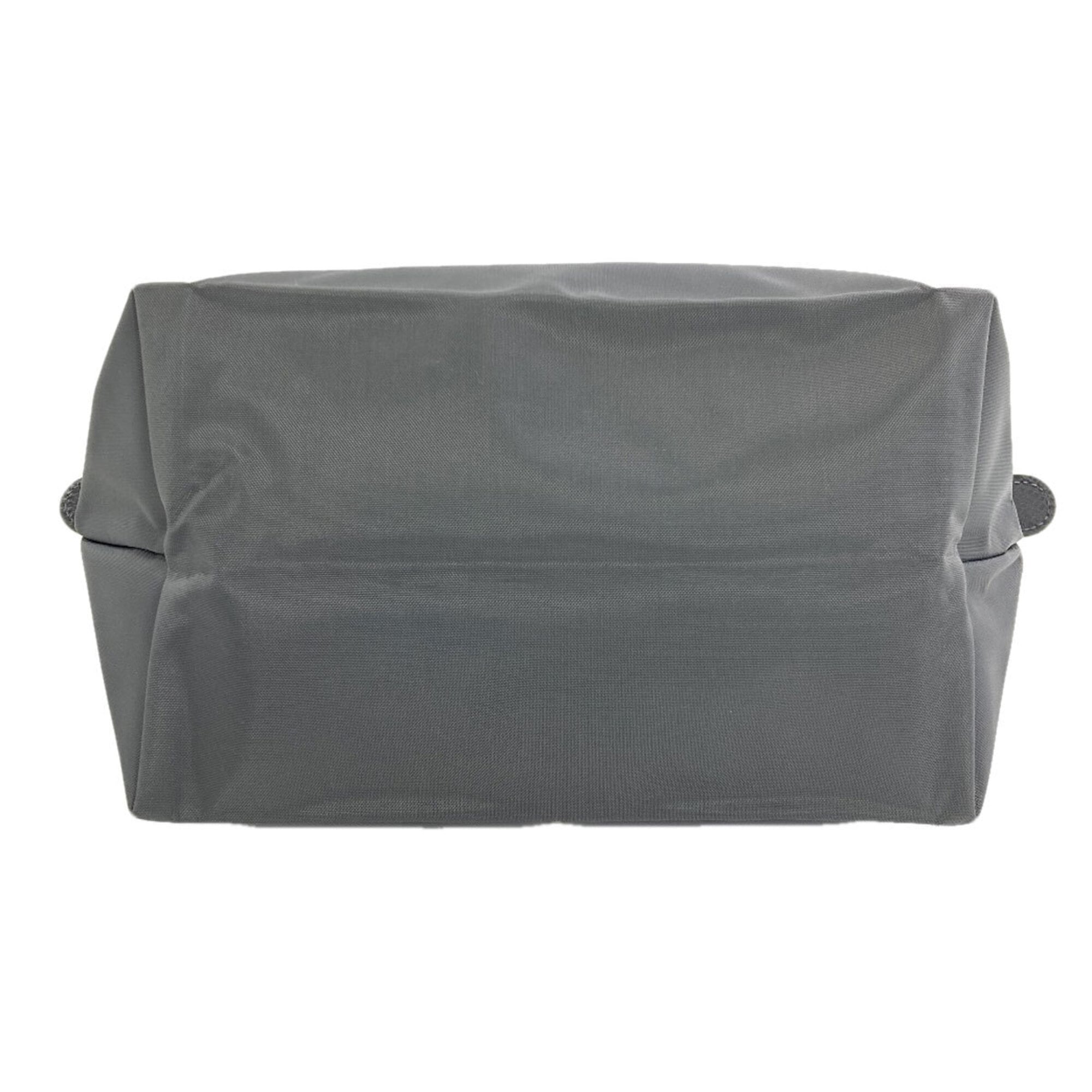 Longchamp Le Pliage Gray Nylon Handbag (Pre-Owned)