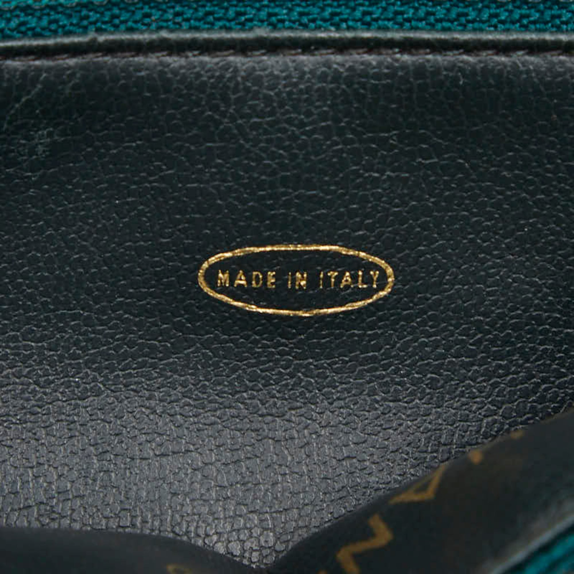 Chanel Green Leather Shoulder Bag Tote Bag (Pre-Owned)
