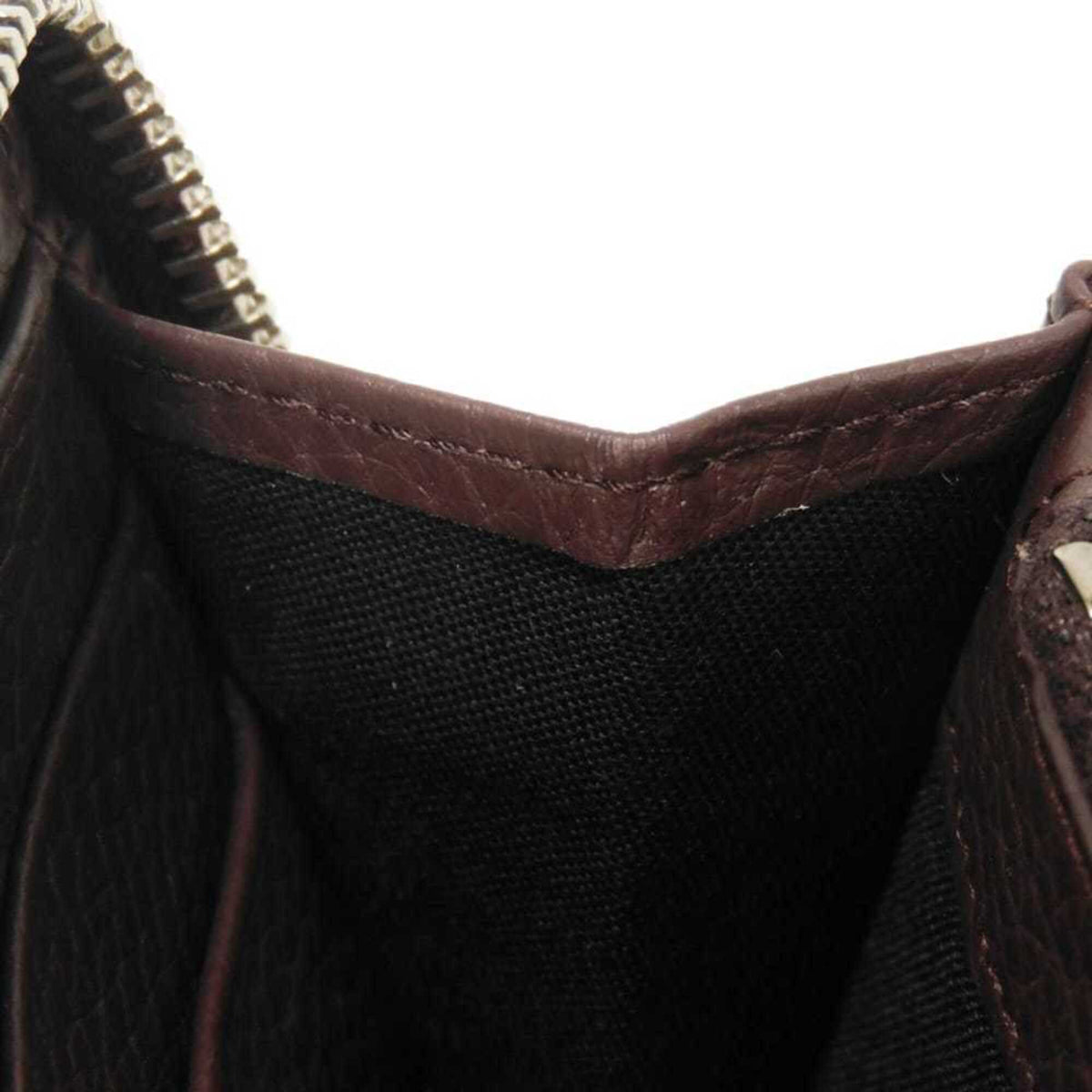 Balenciaga Bordeaux Leather Long Wallet (Bi-Fold) (Pre-Owned)