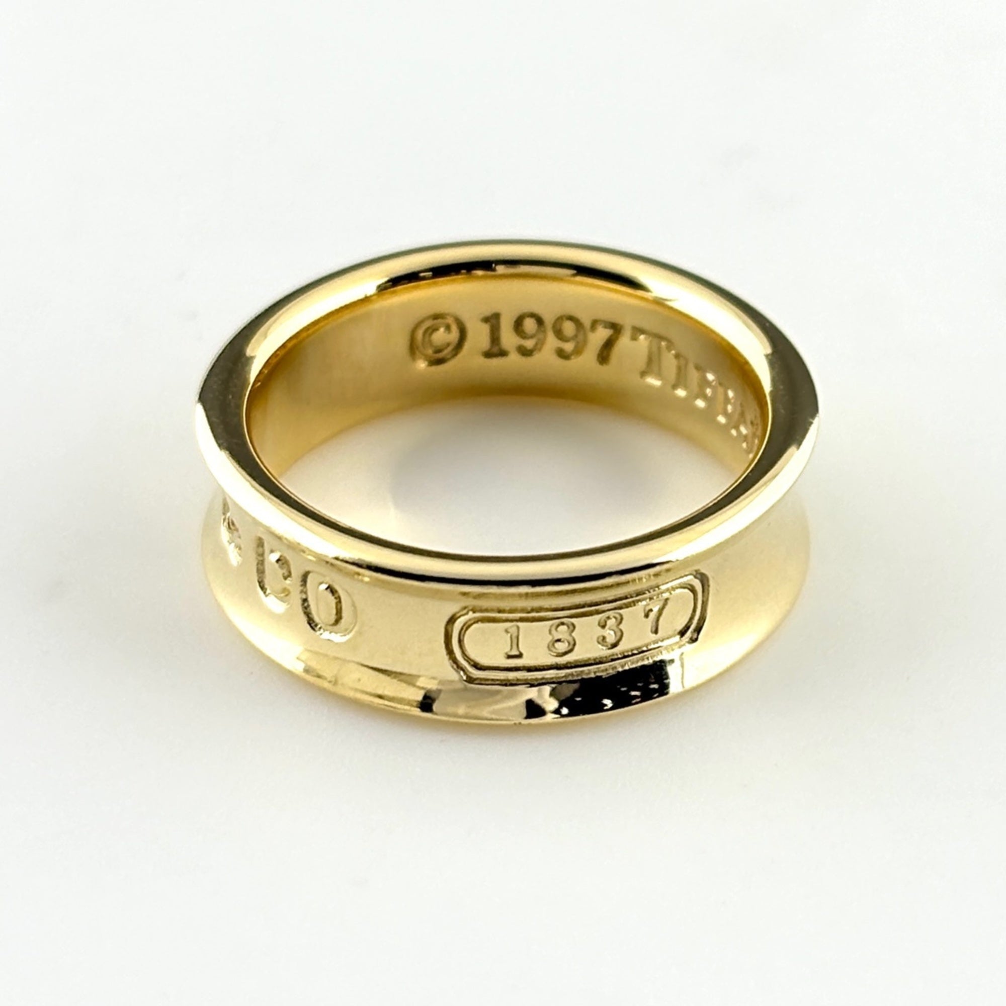 Tiffany Yellow Gold (18K) Band Ring (Pre-Owned)