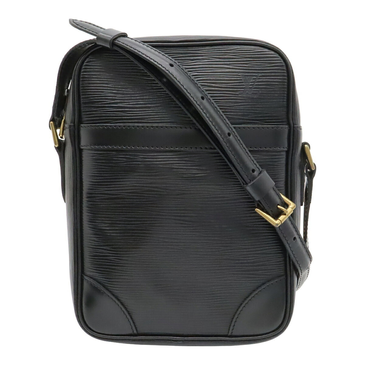 Louis Vuitton Black Noir Epi Leather Pochette Shoulder Bag (Pre-Owned)