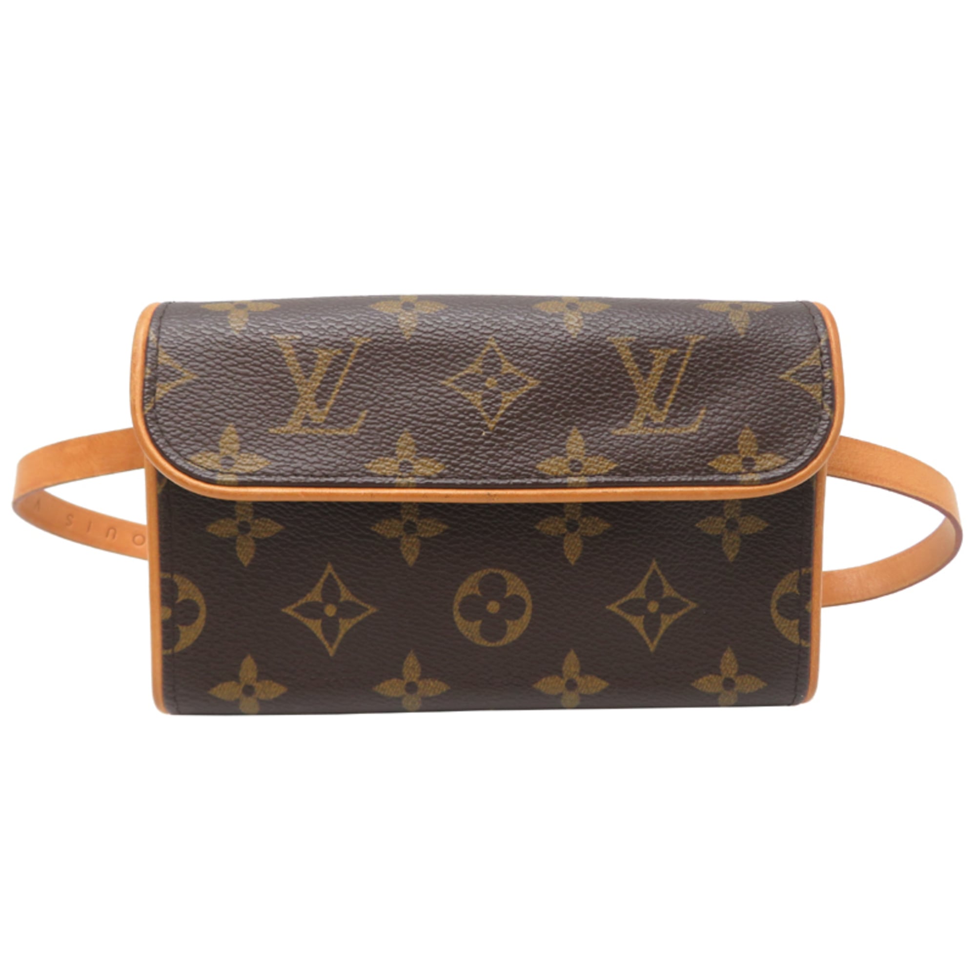 Louis Vuitton Brown Monogram Pochette Shoulder Bag (Pre-Owned)