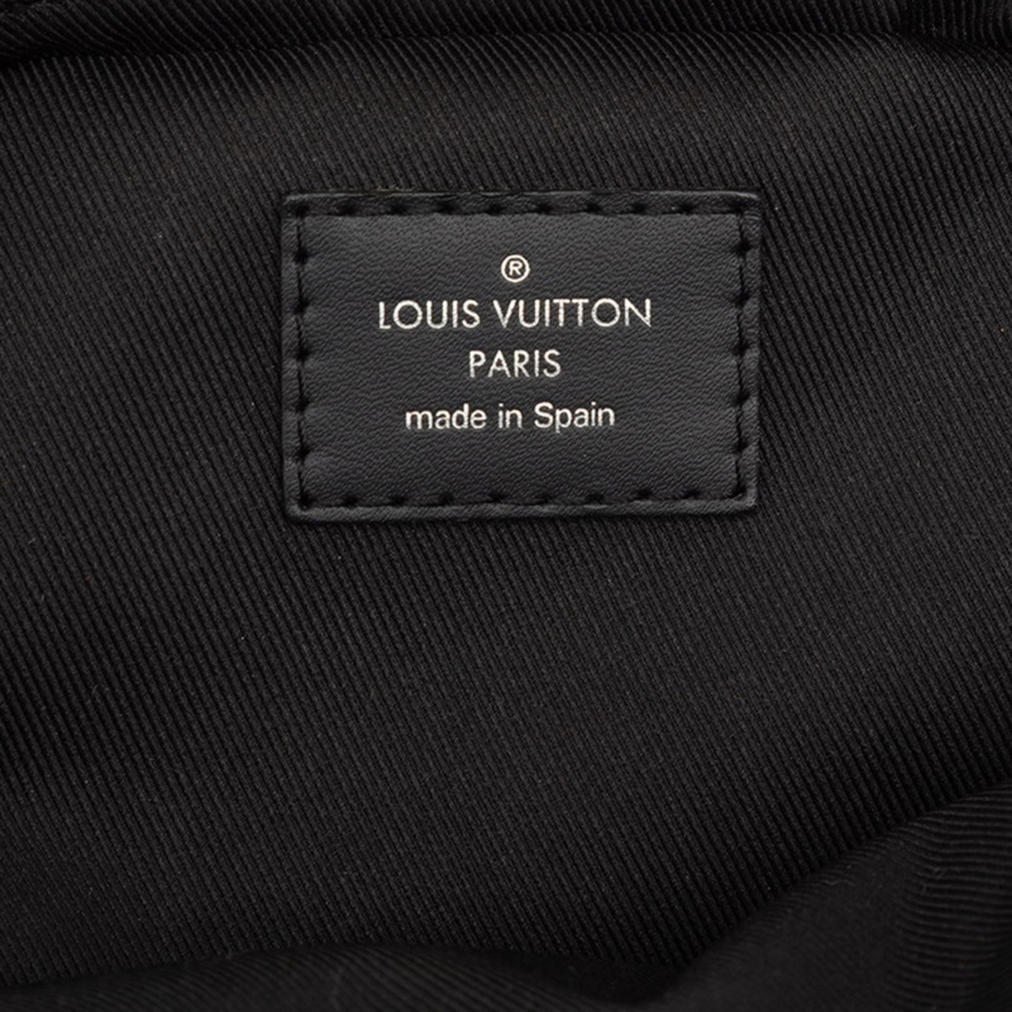 Louis Vuitton Epi Black Yellow Leather Shoulder Bag (Pre-Owned)