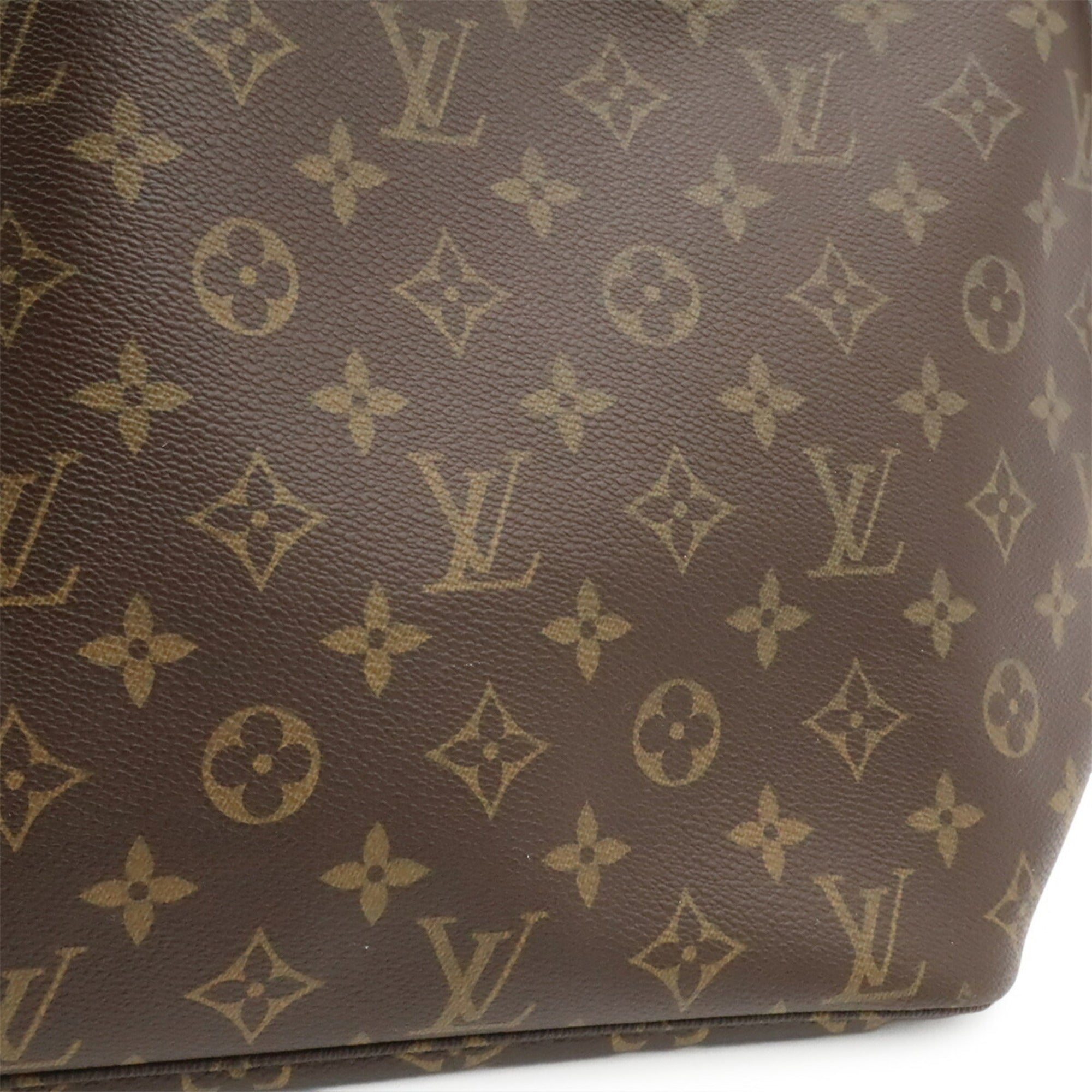 Louis Vuitton Brown Monogram Canvas Pvc Coated Canvas Shoulder Bag Tote Bag (Pre-Owned)