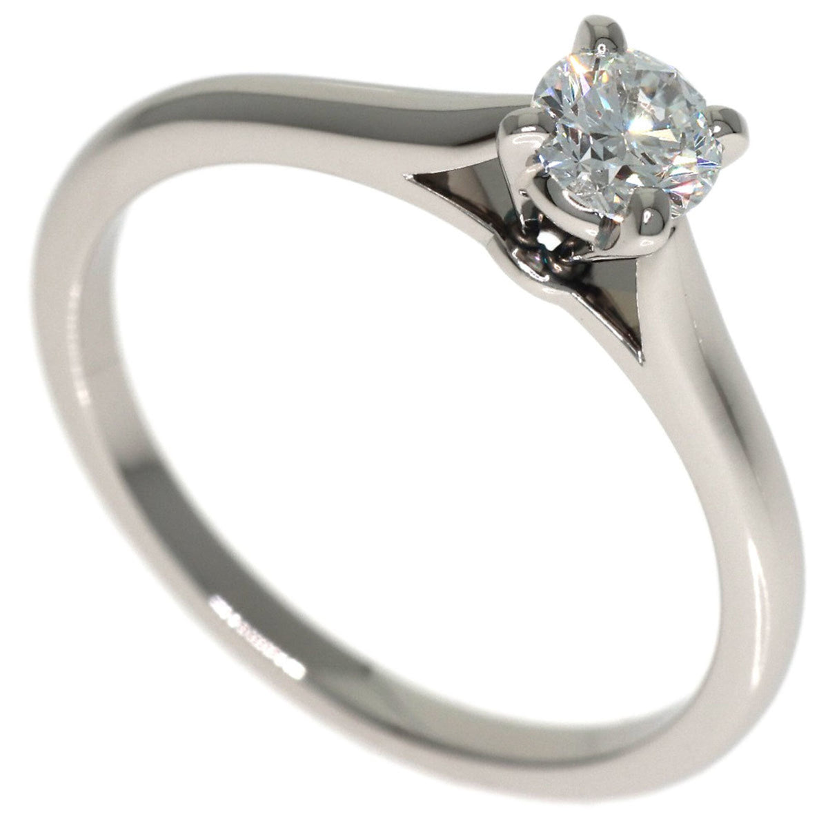 Cartier Platinum Platinum 950 Band Ring (Pre-Owned)