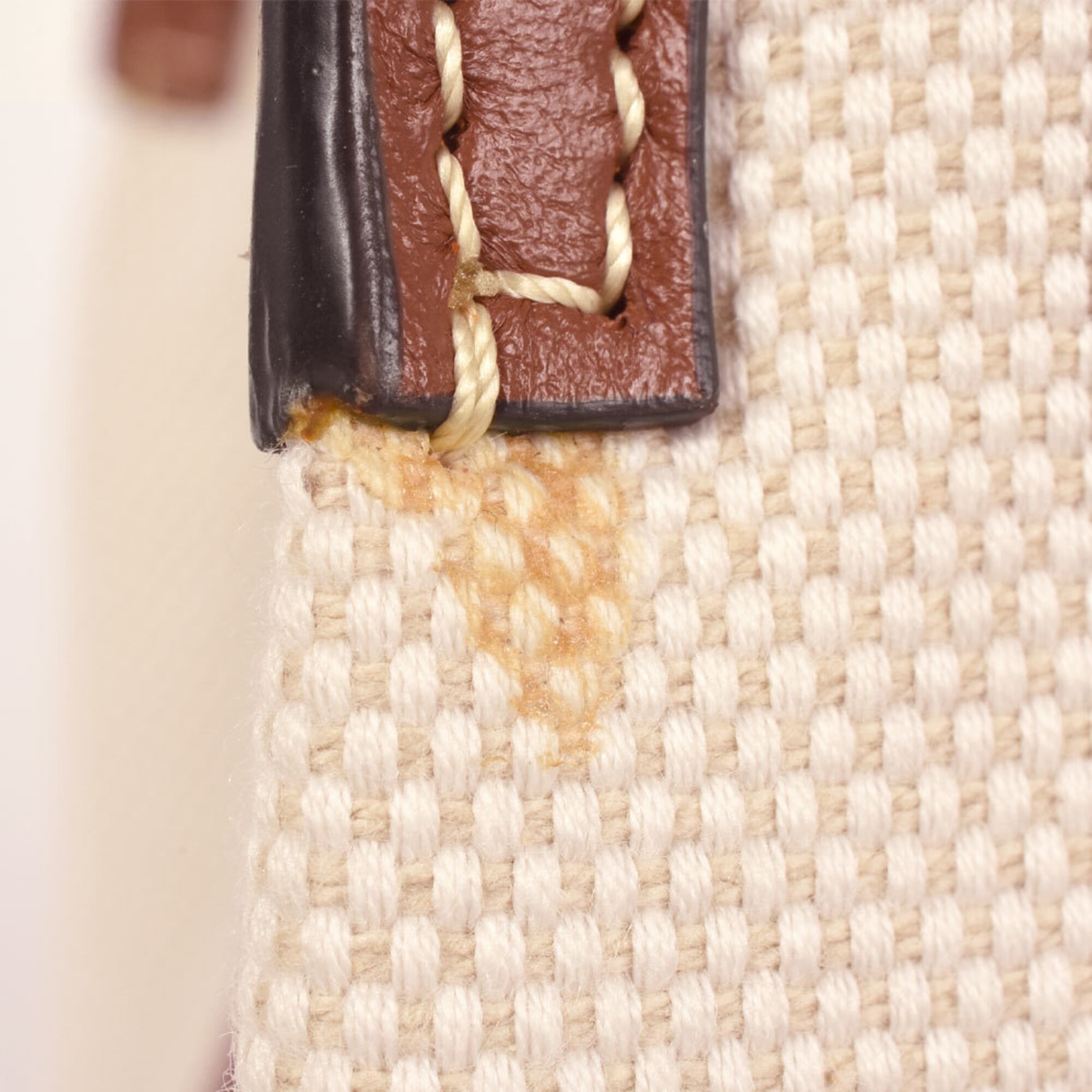 Burberry Brown Canvas Leather Shoulder Bag (Pre-Owned)