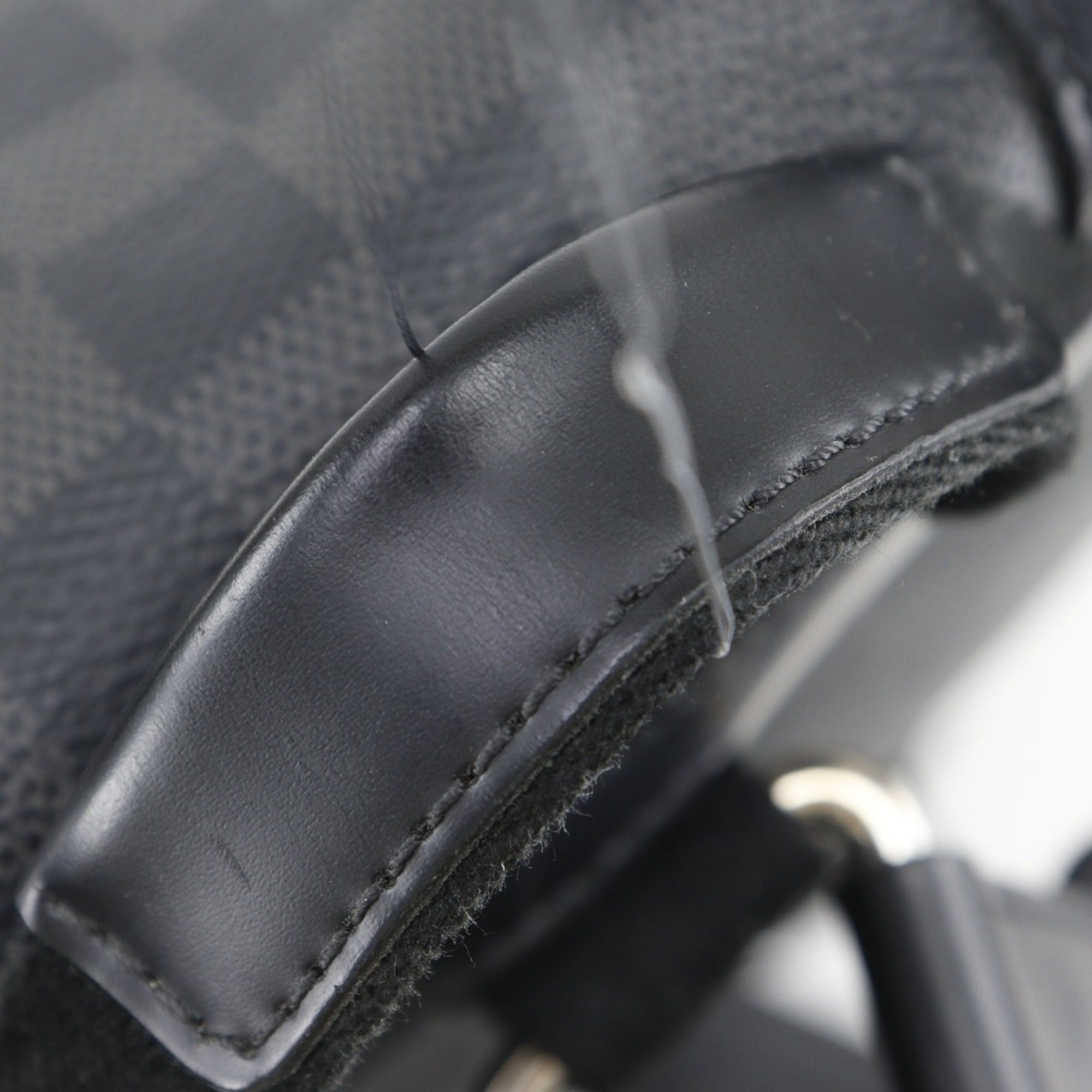 Louis Vuitton Black Damier Graphite Canvas Backpack (Pre-Owned)