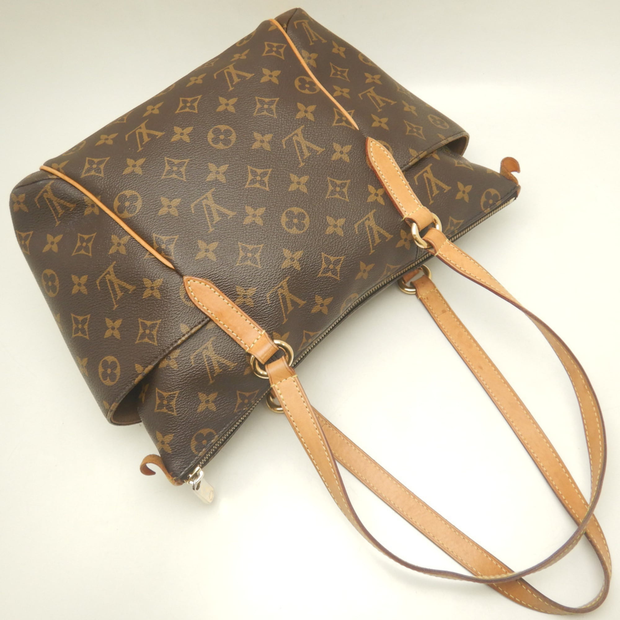 Louis Vuitton Black Brown Monogram Monogram Canvas Tote Bag (Pre-Owned)