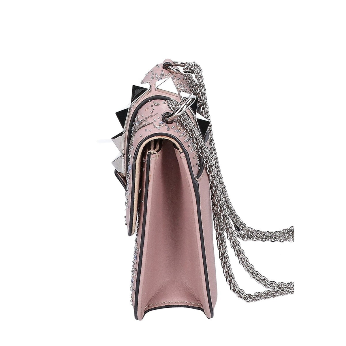 Valentino Silver Leather Shoulder Bag (Pre-Owned)
