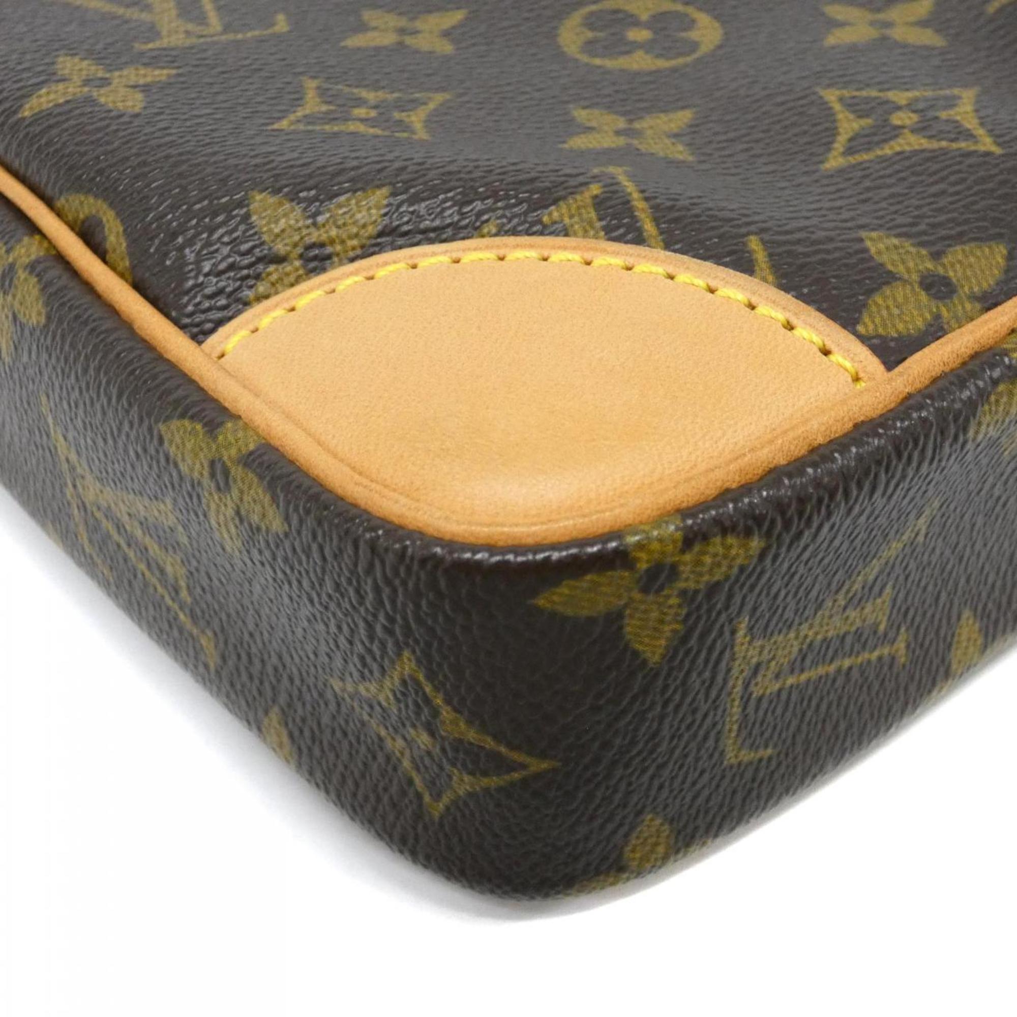 Louis Vuitton Marron Coated Canvas Shoulder Bag (Pre-Owned)
