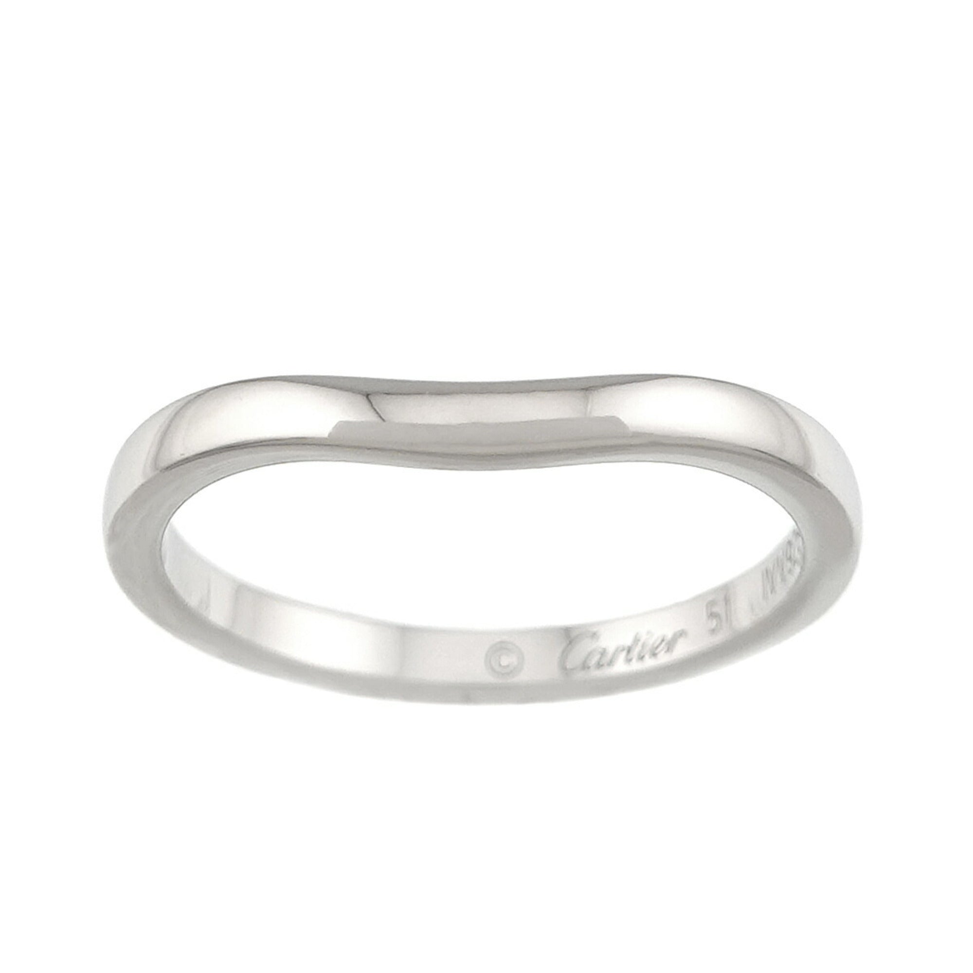 Cartier Platinum 950 Band Ring (Pre-Owned)
