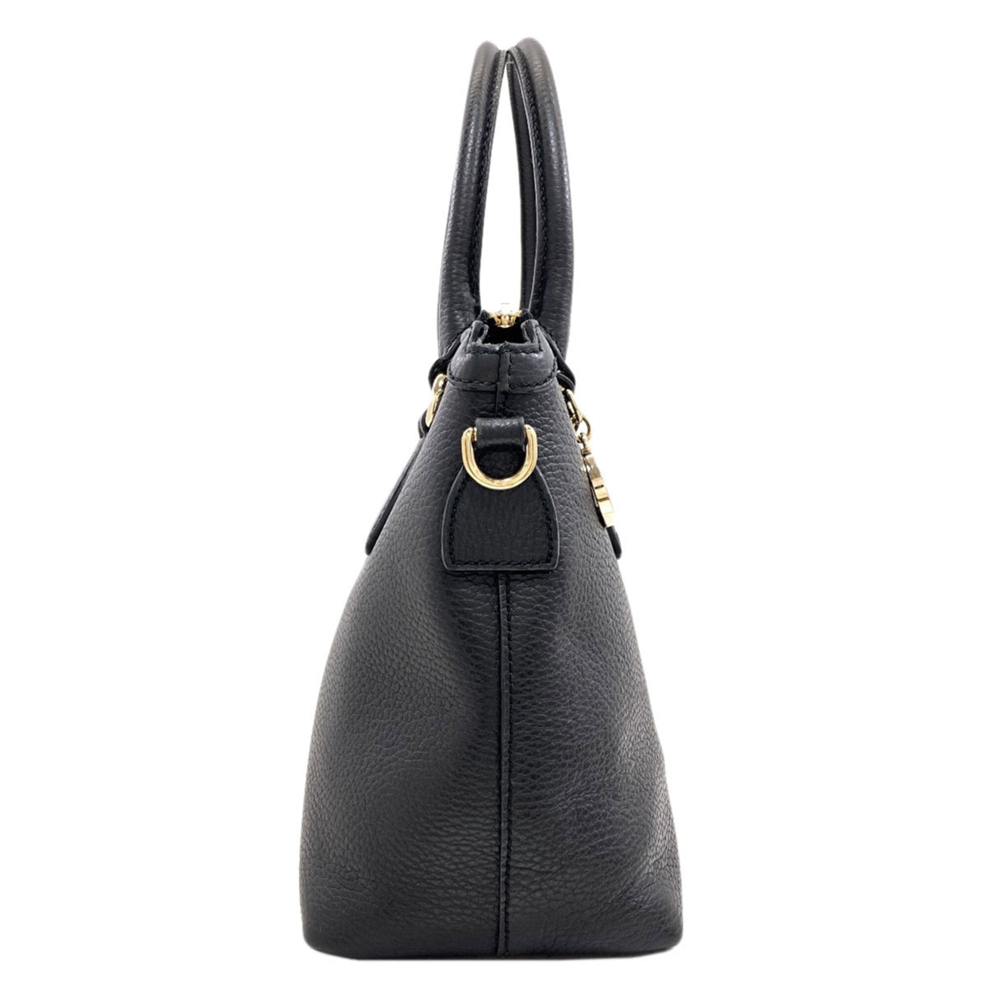 Gucci Black Leather Handbag (Pre-Owned)