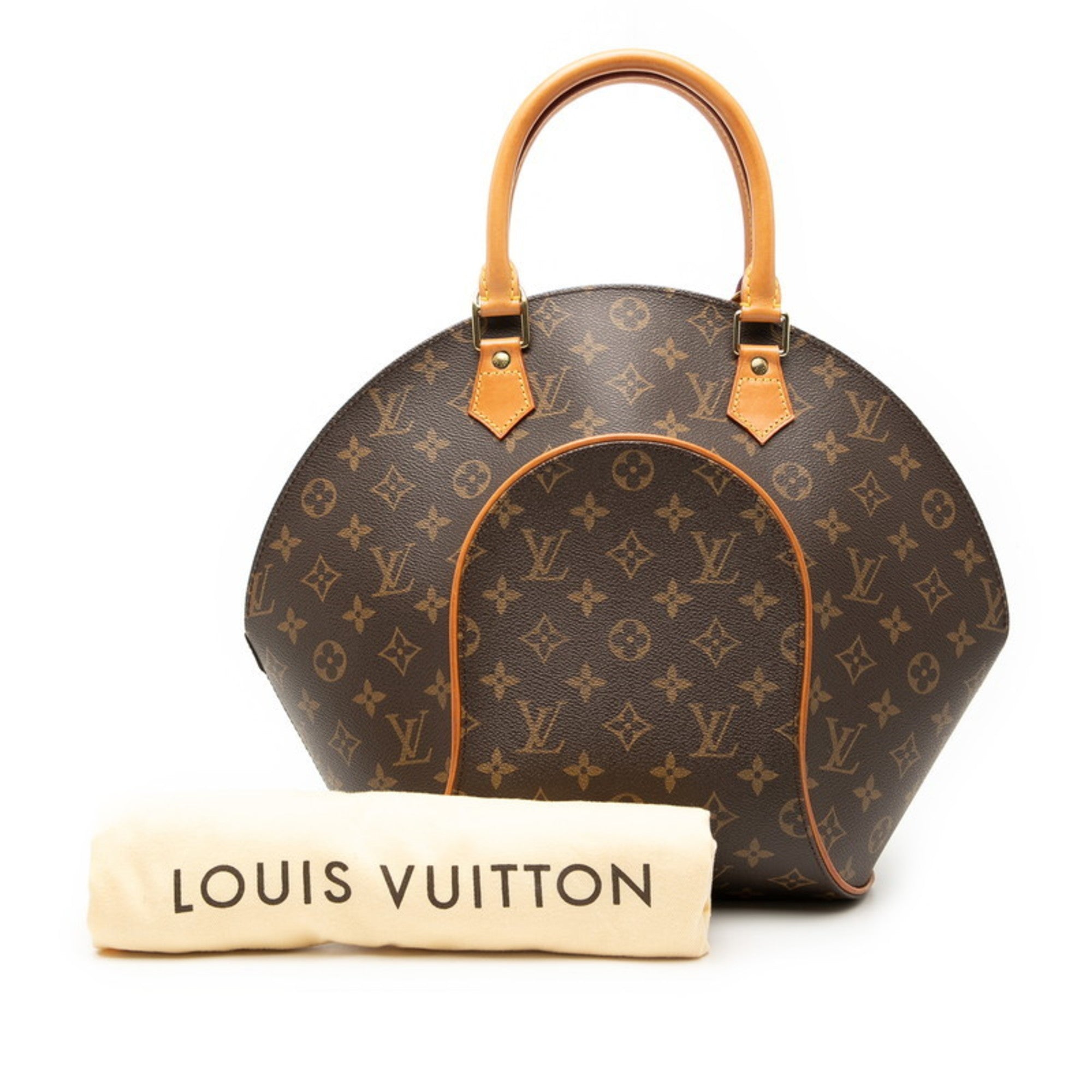 Louis Vuitton Brown Pvc Leather Handbag (Pre-Owned)