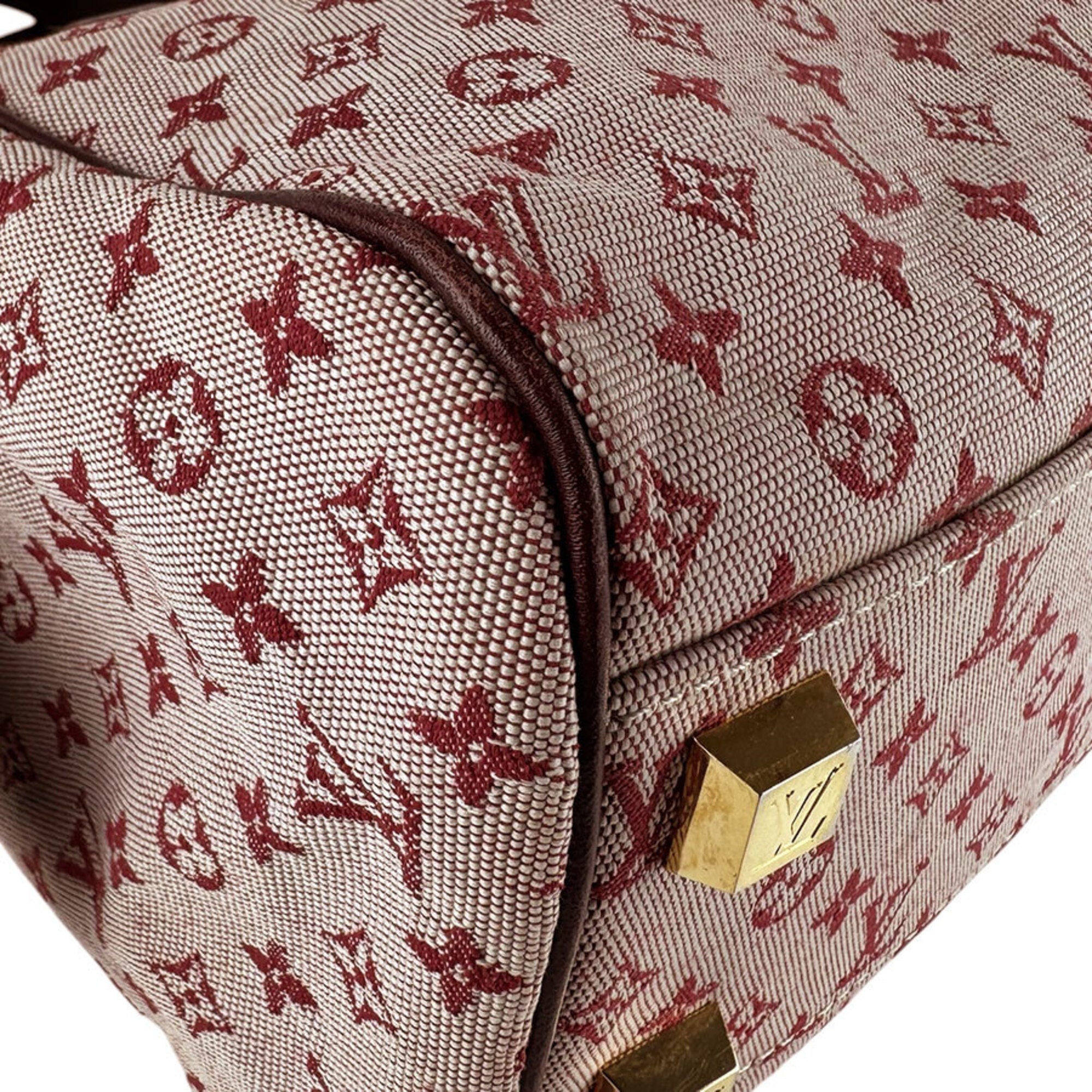 Louis Vuitton Burgundy Monogram Mini Handbag (Pre-Owned)