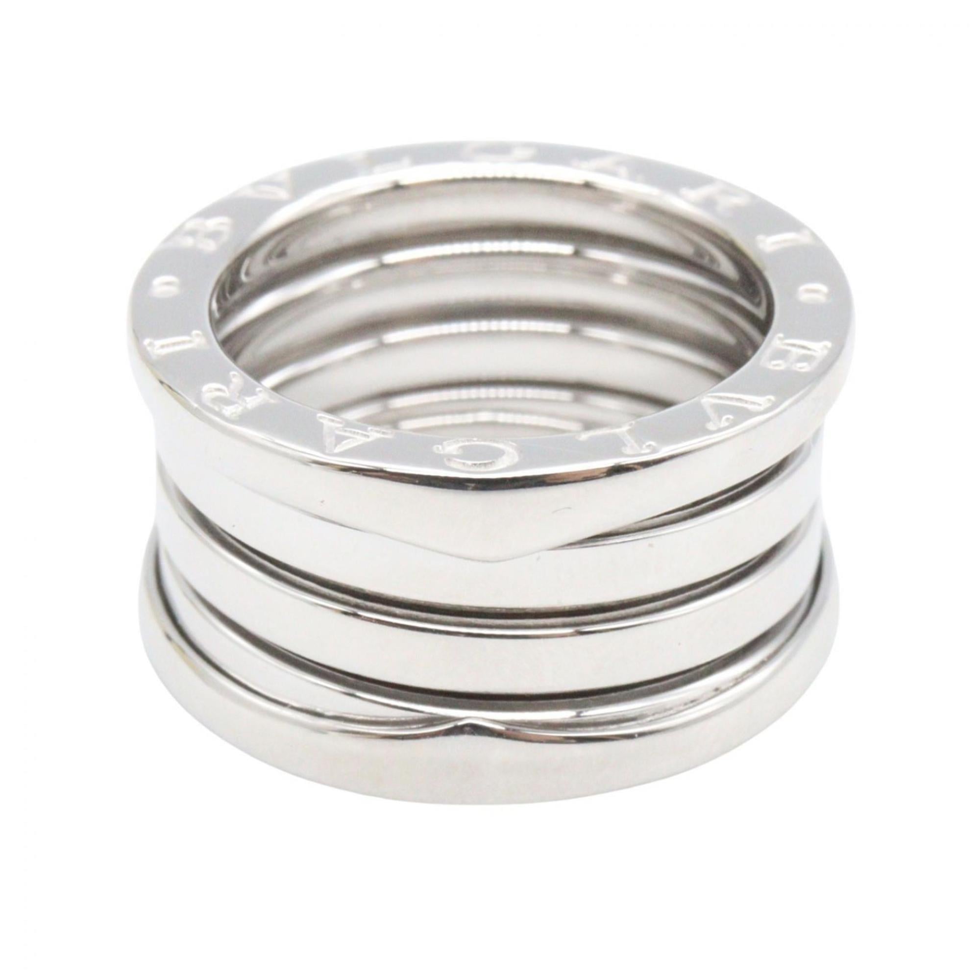 Bvlgari Silver White Gold (18K) Band Ring (Pre-Owned)