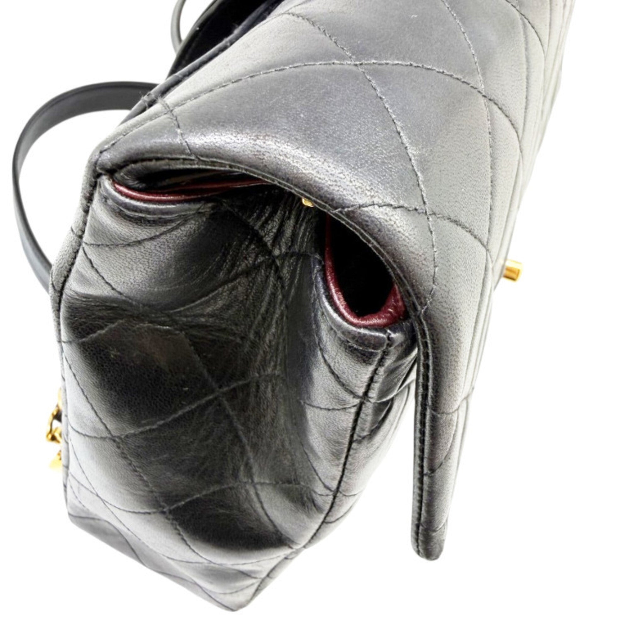 Chanel Black Leather Backpack (Pre-Owned)