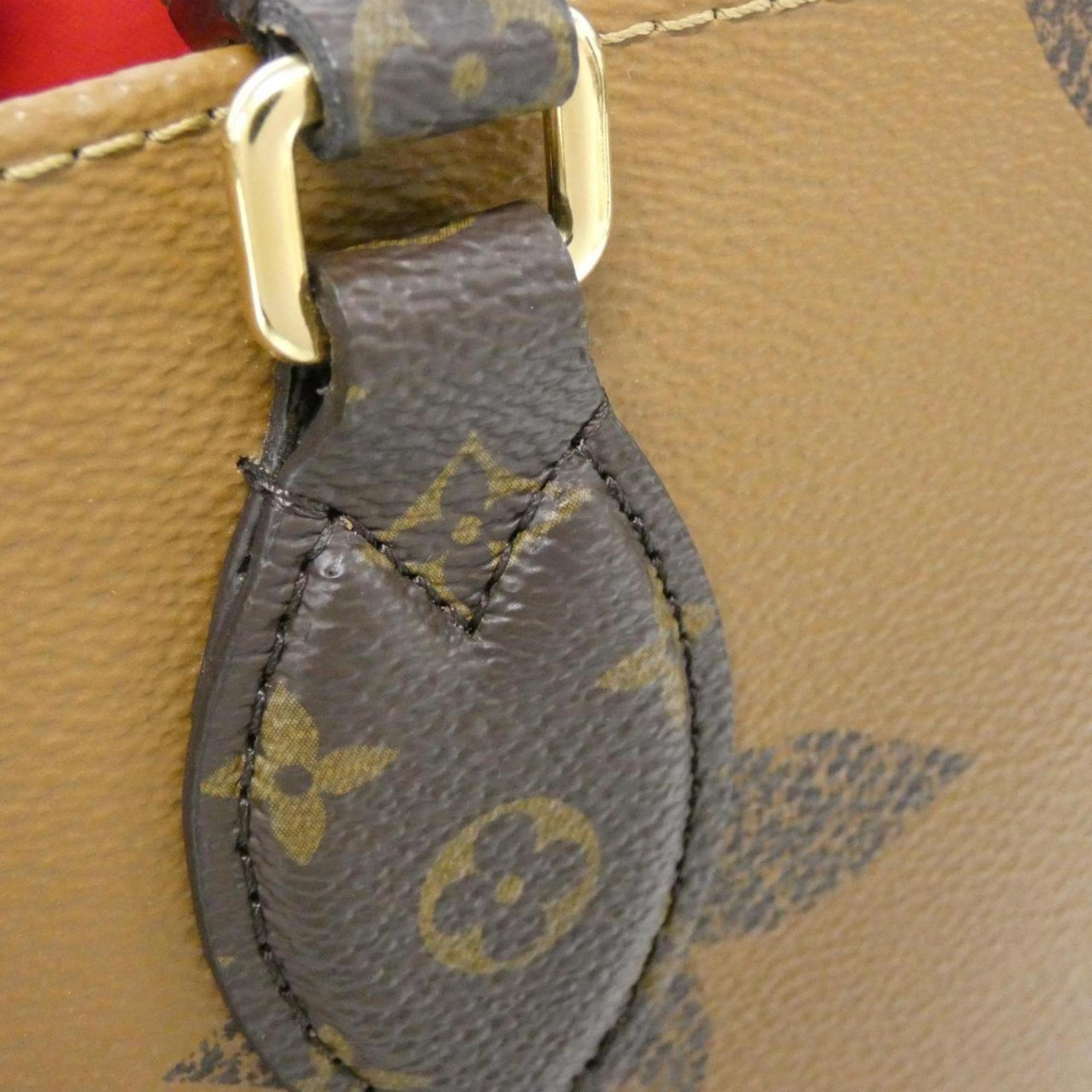 Louis Vuitton Marron Coated Canvas Handbag (Pre-Owned)