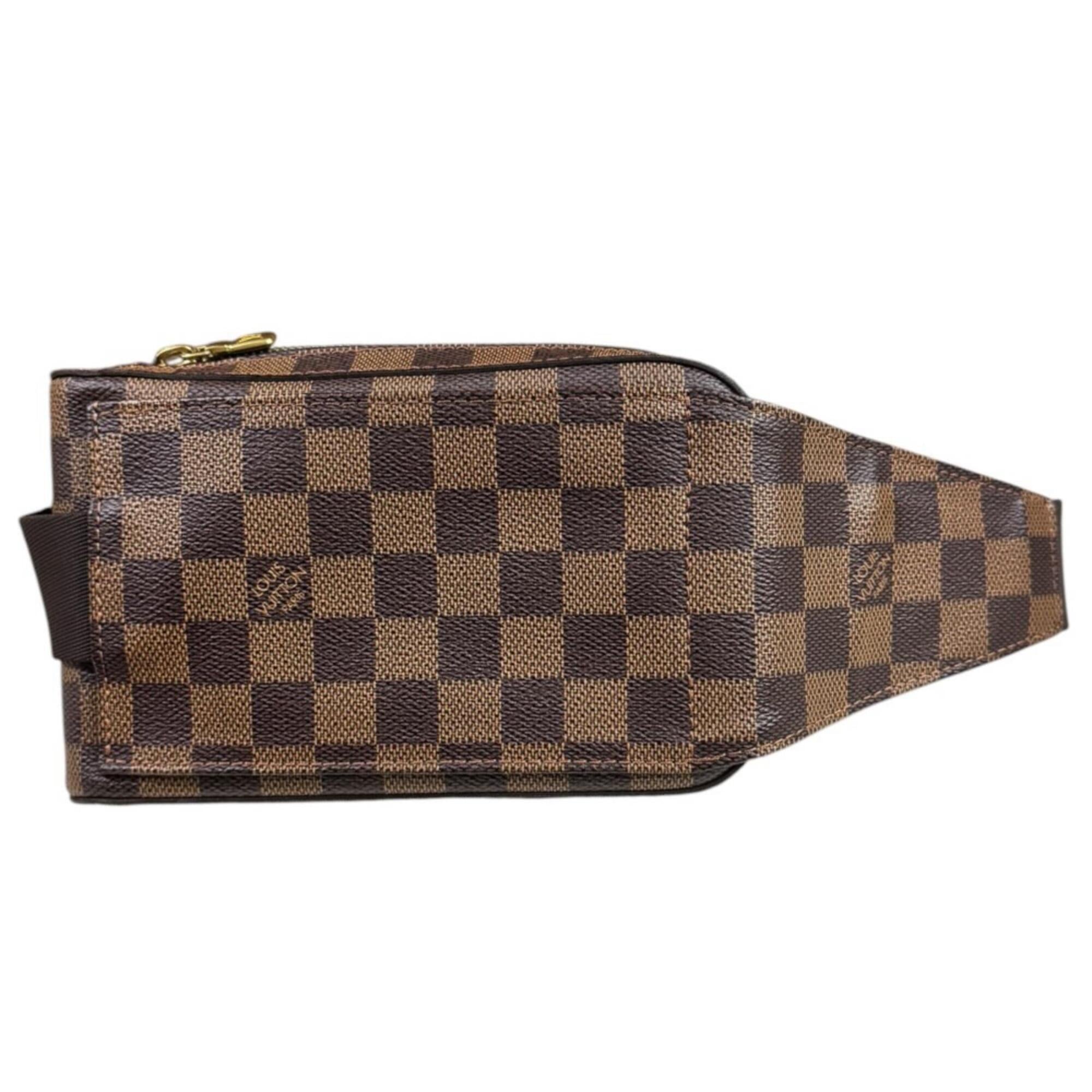 Louis Vuitton Brown Damier Canvas Sling Bag (Pre-Owned)