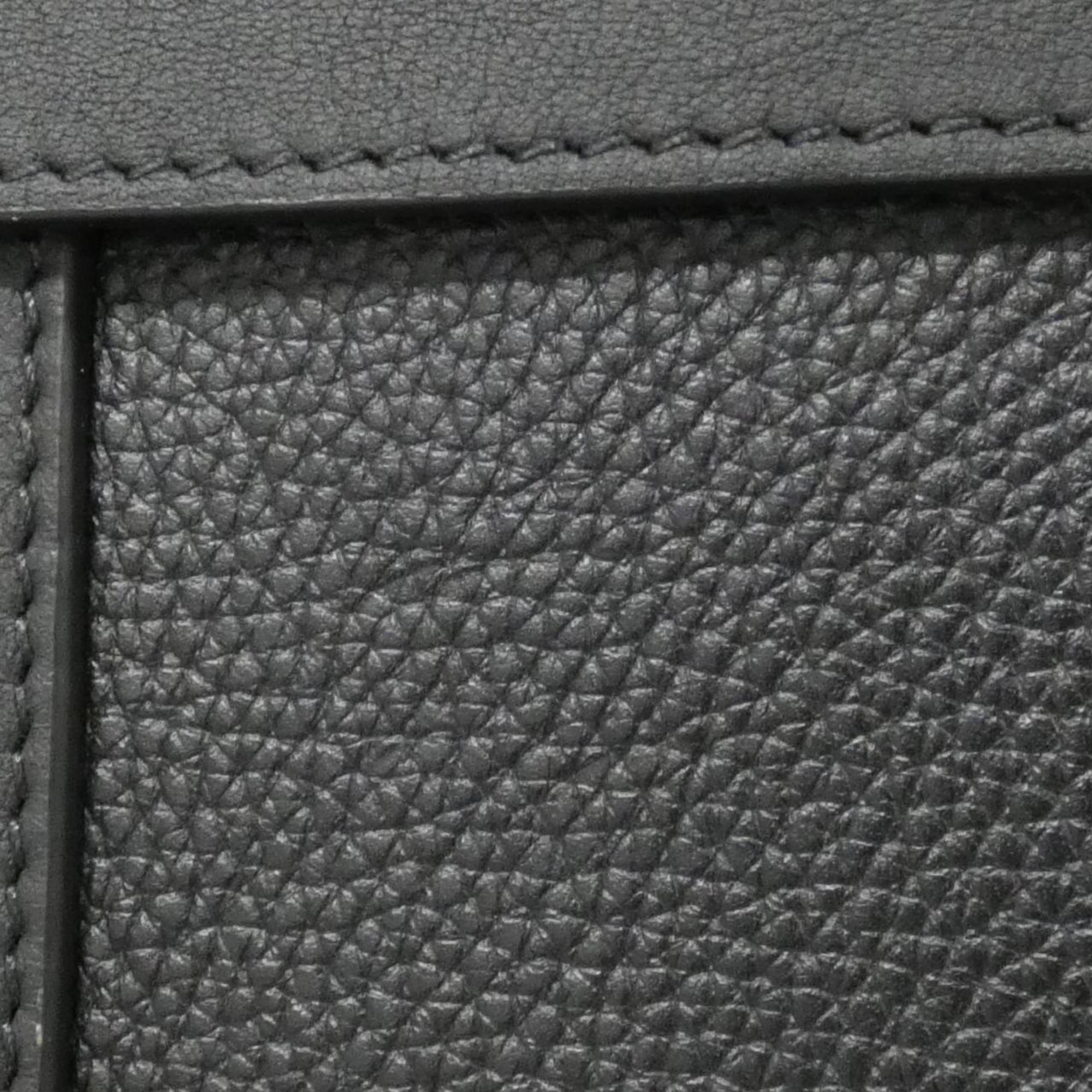 Bvlgari Black Leather Handbag (Pre-Owned)