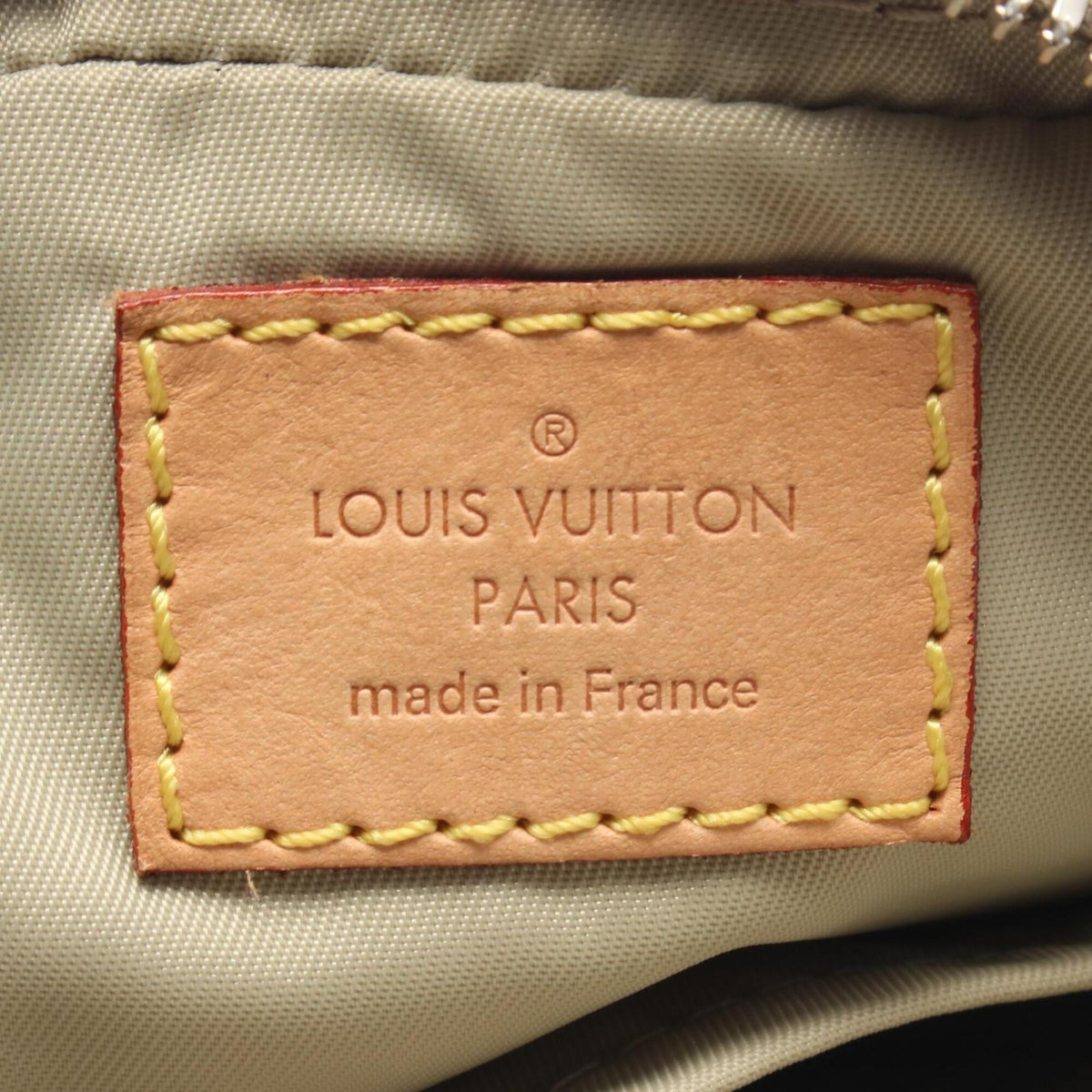 Louis Vuitton Brown Damier Canvas Earth Canvas Leather Handbag Shoulder Bag (Pre-Owned)