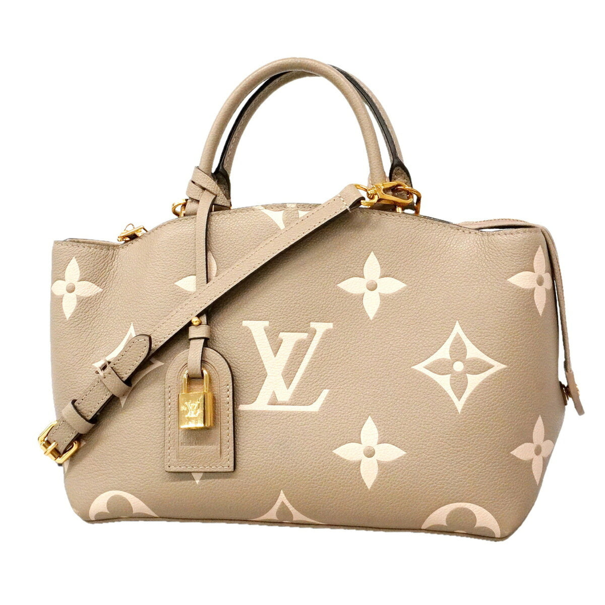 Louis Vuitton Cream Tourterelle Handbag (Pre-Owned)