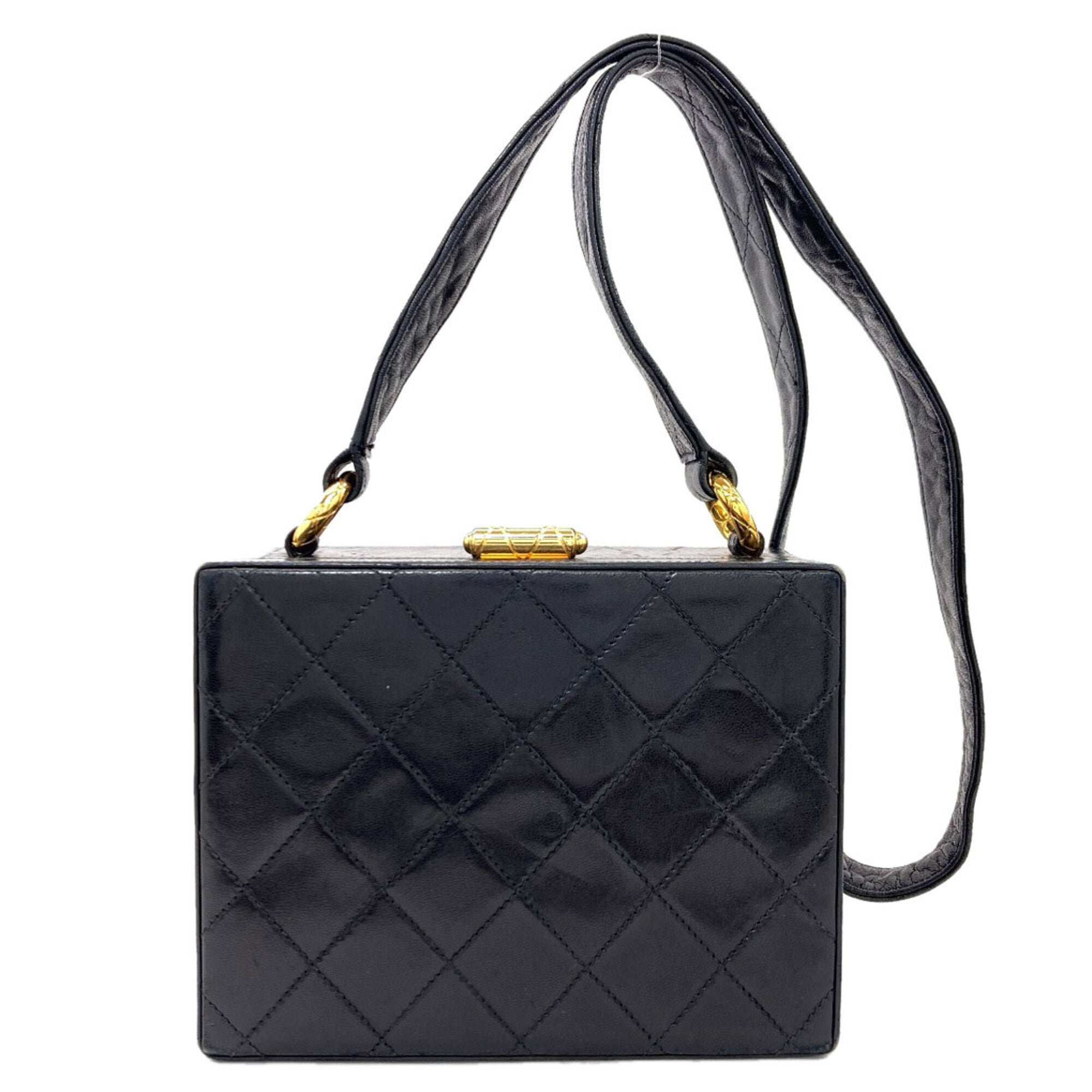 Chanel Black Leather Shoulder Bag (Pre-Owned)