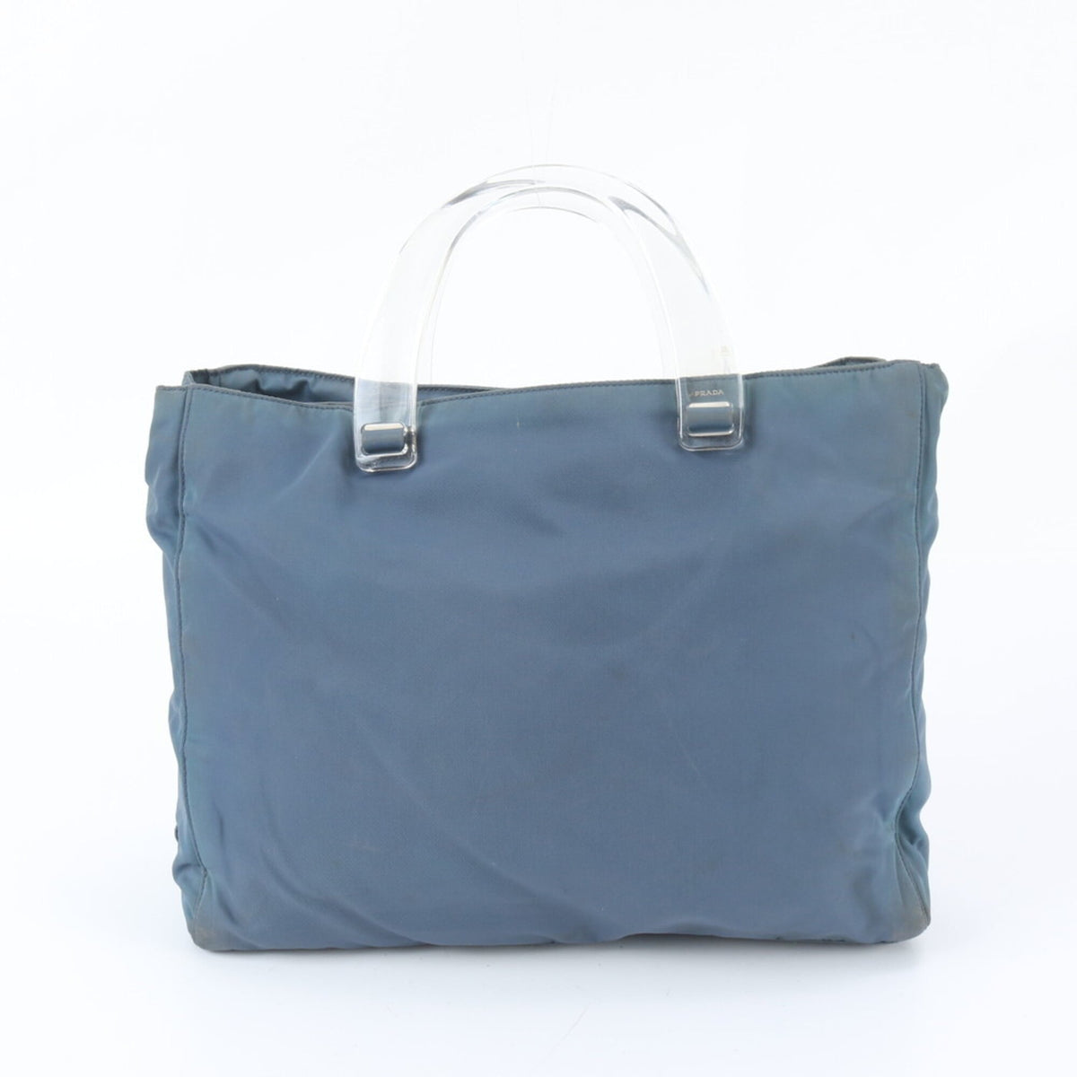 Prada Light Blue Handbag Shoulder Bag Tote Bag (Pre-Owned)
