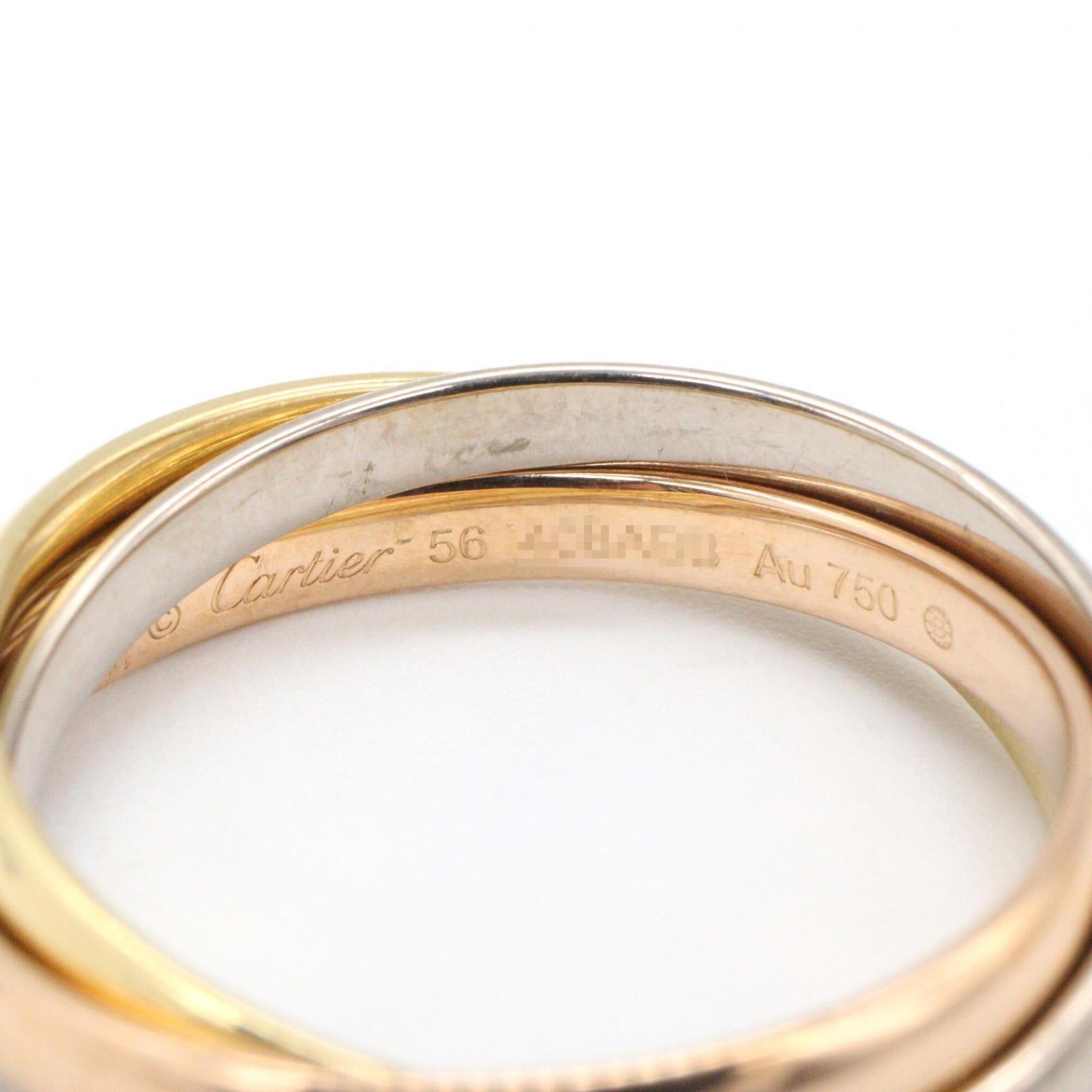 Cartier Gold Silver Yellow Gold (18K) Pink Gold (18K) White Gold (18K) Band Ring (Pre-Owned)