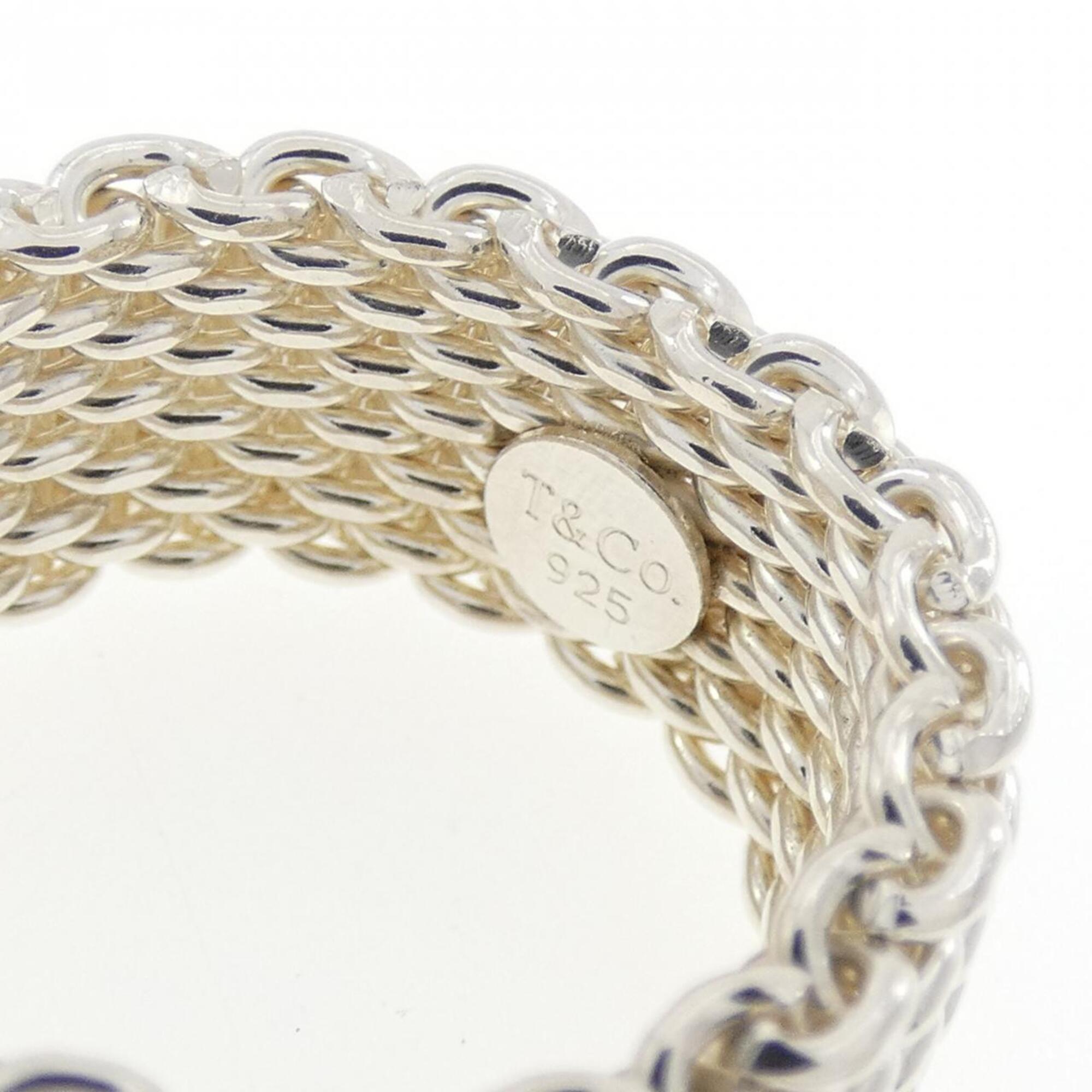 Tiffany Silver Silver 925 Band Ring (Pre-Owned)