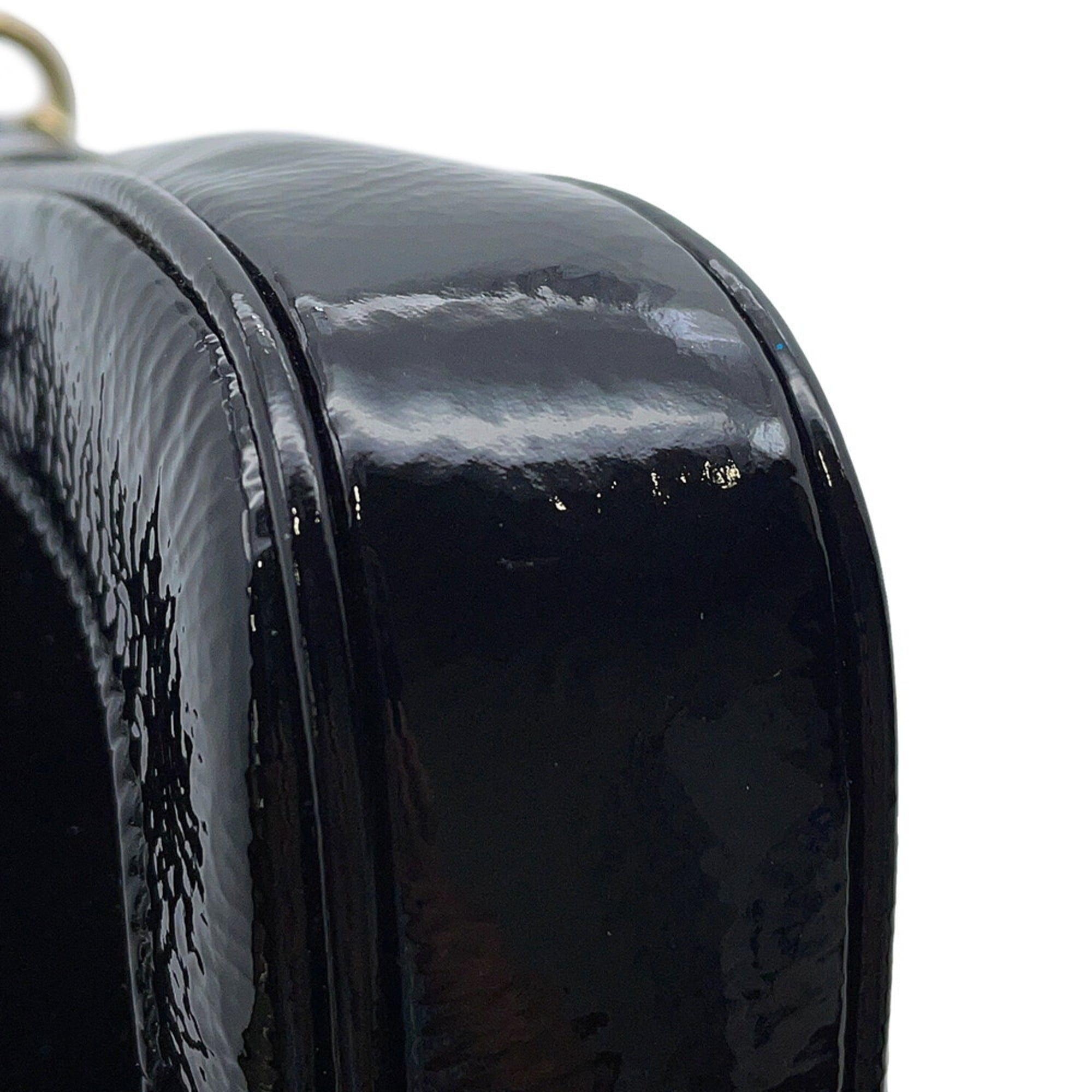 Gucci Black Patent Leather Shoulder Bag (Pre-Owned)