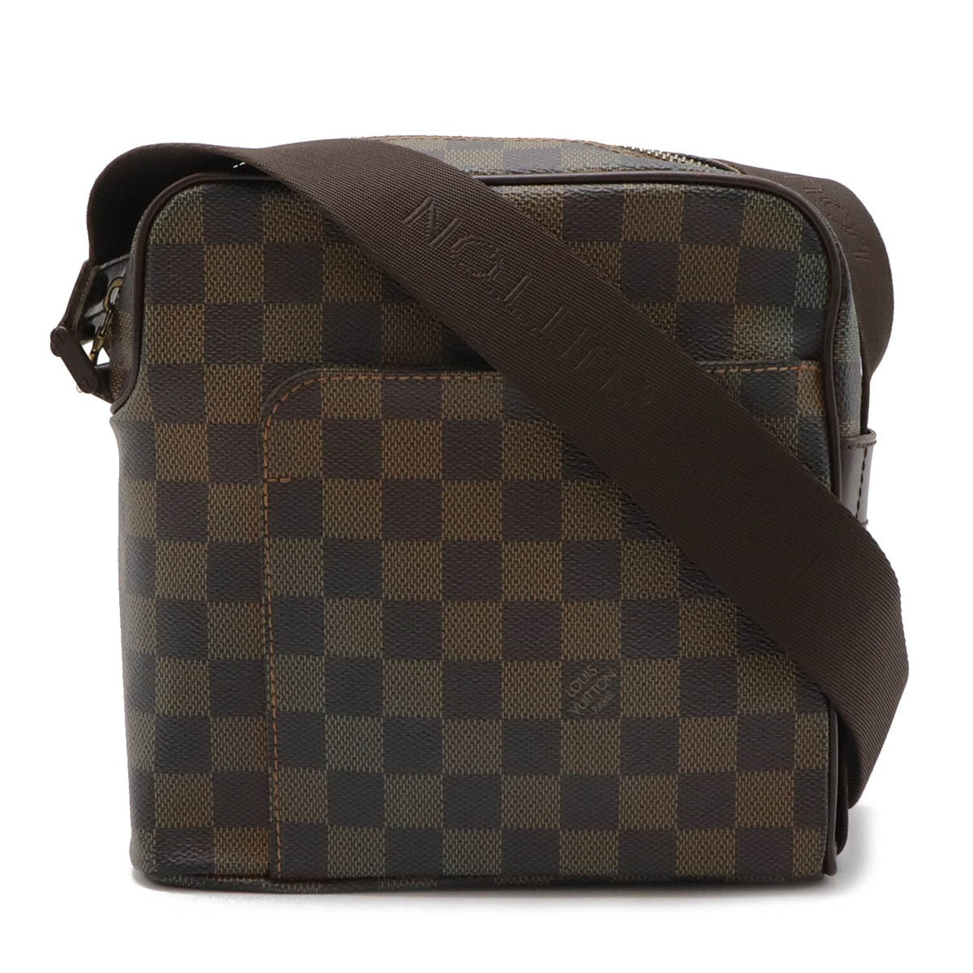 Louis Vuitton Brown Damier Canvas Pvc Pochette Shoulder Bag (Pre-Owned)