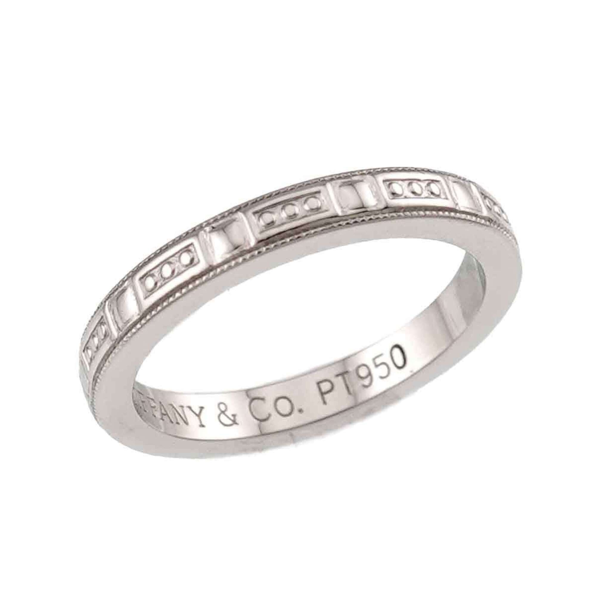 Tiffany Platinum 950 Band Ring (Pre-Owned)