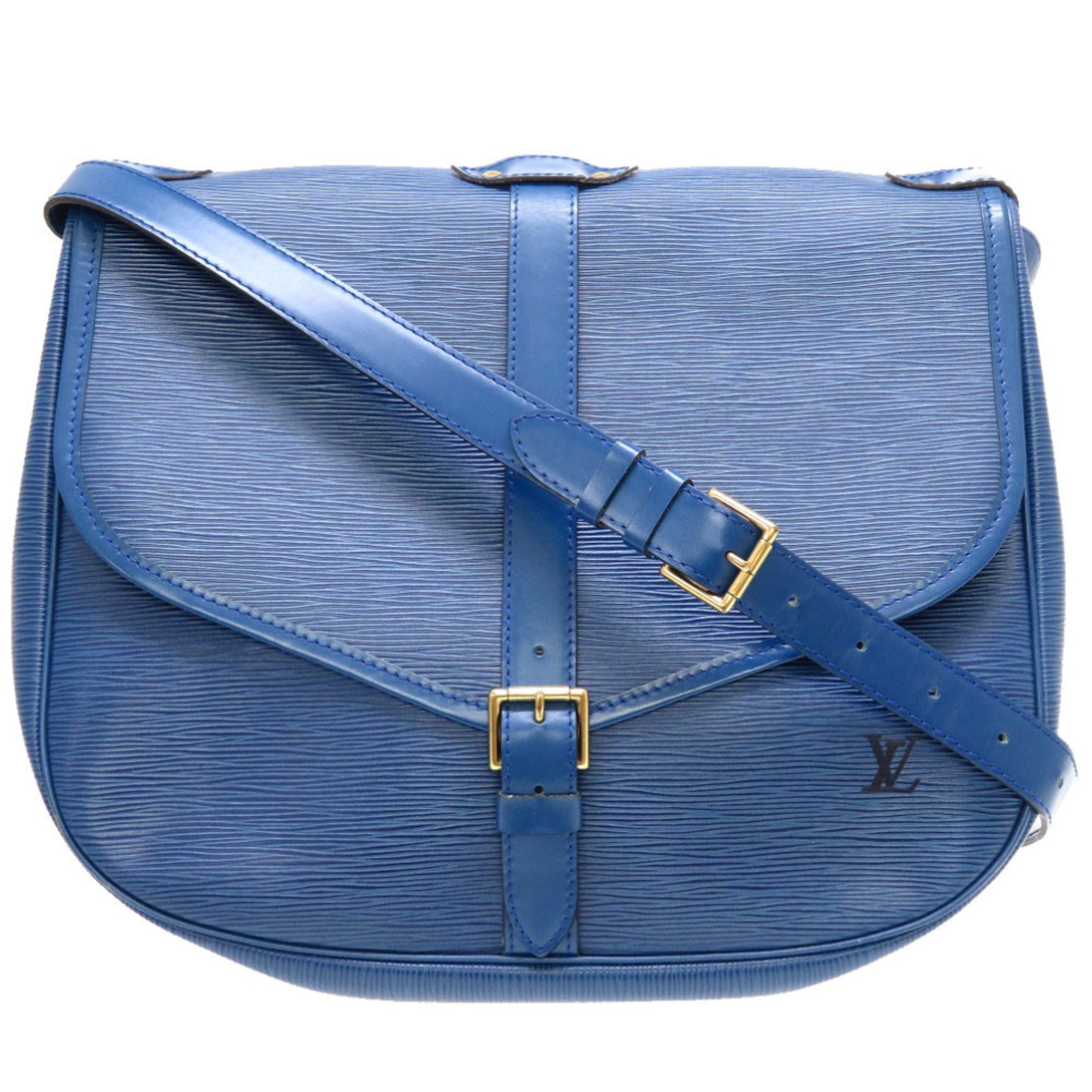 Louis Vuitton Epi Blue Toledo Blue Epi Leather Shoulder Bag (Pre-Owned)