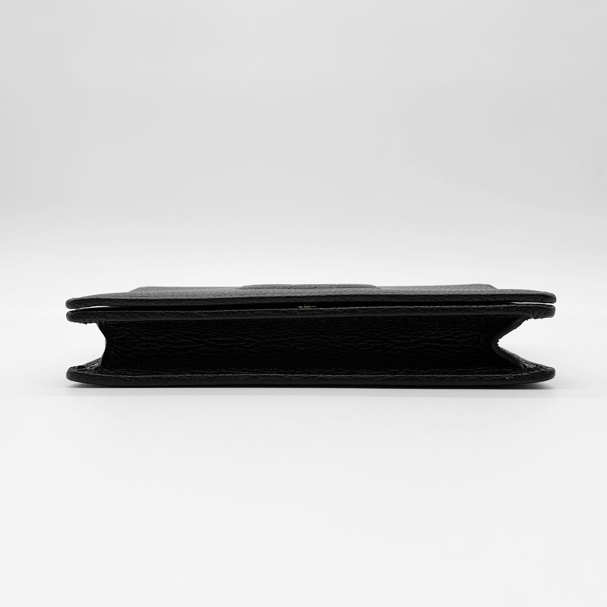 Gucci Soho Black Leather Shoulder Bag (Pre-Owned)