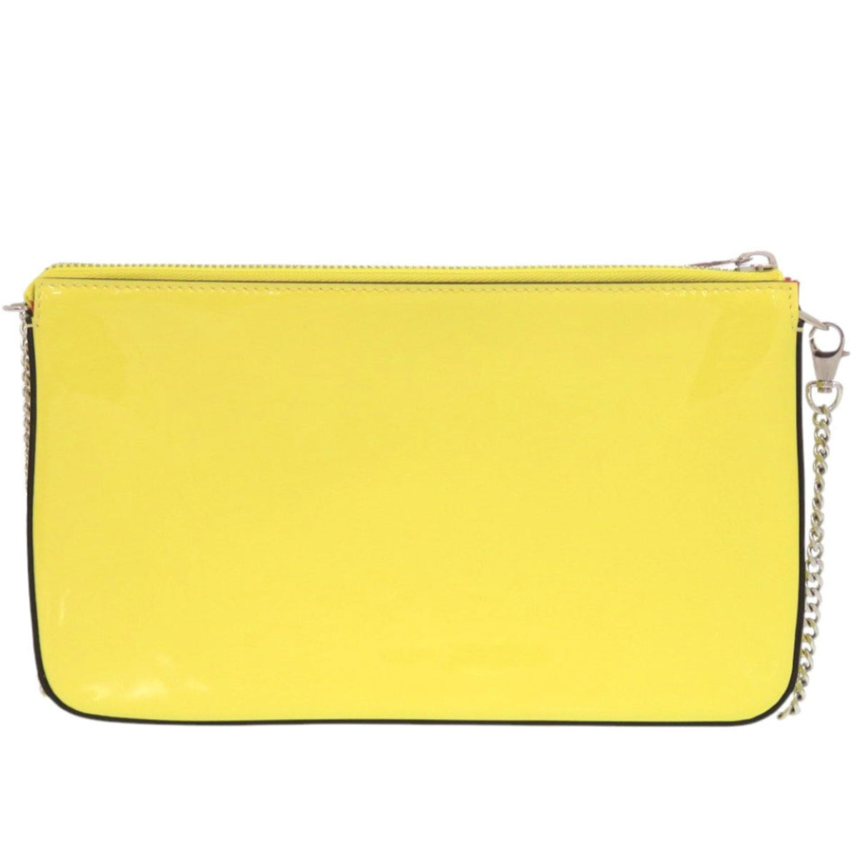 Christian Louboutin Yellow Patent Leather Shoulder Bag (Pre-Owned)