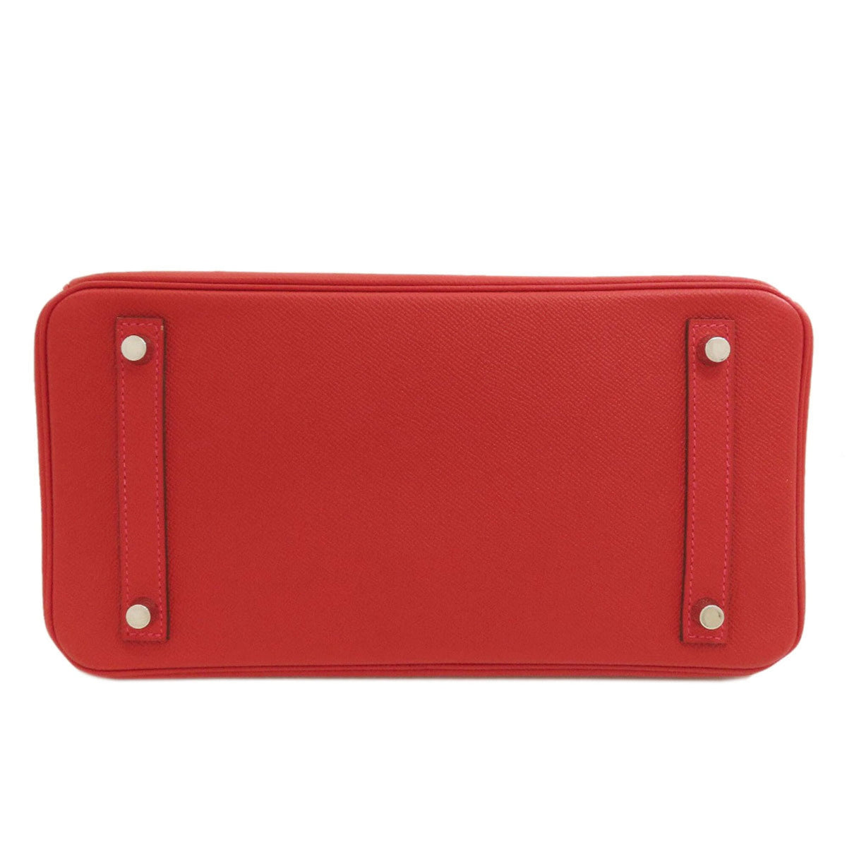 Hermes Red Color Epsom Leather Handbag (Pre-Owned)