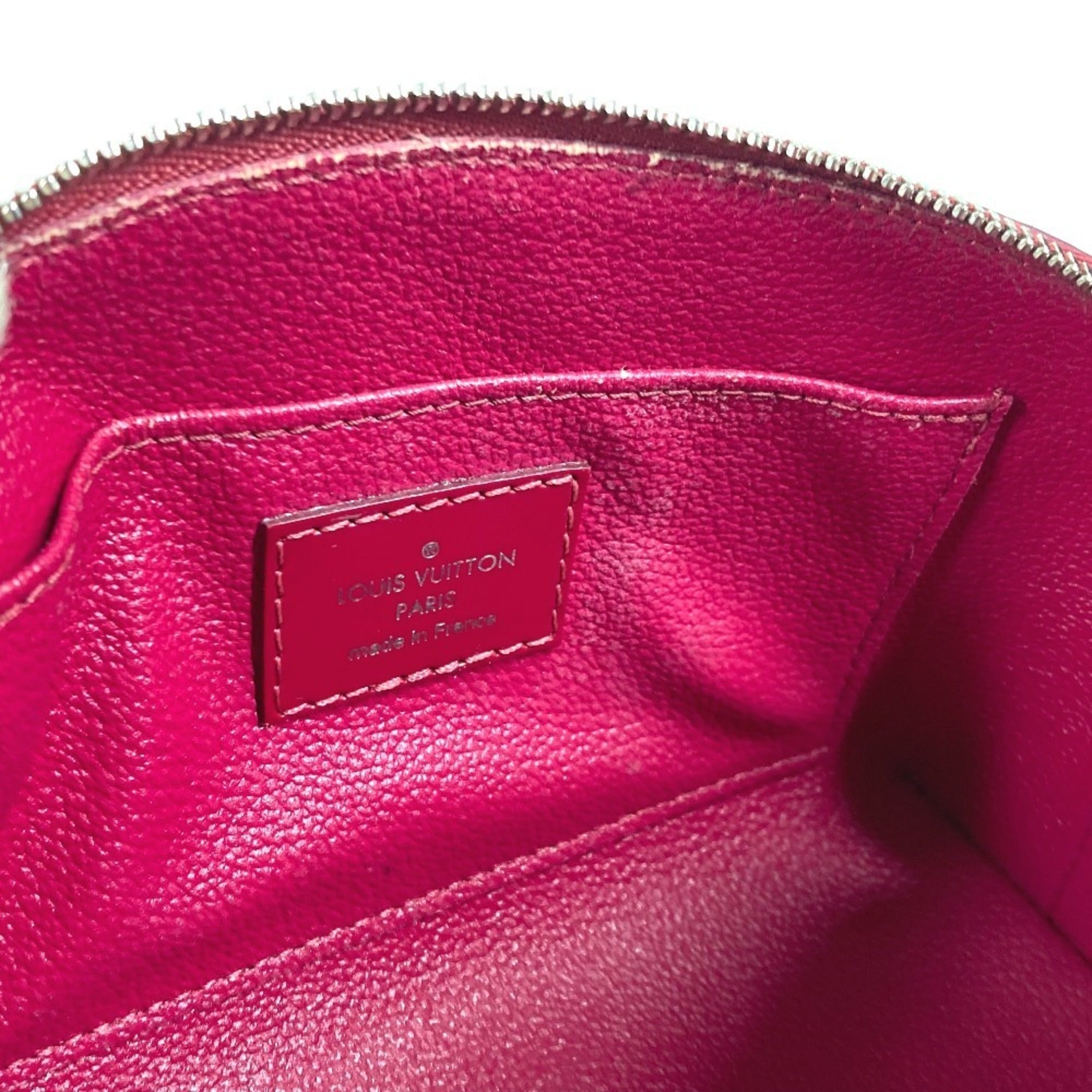 Louis Vuitton Fuchsia Pink Pink Epi Leather Pochette Pouch (Pre-Owned)