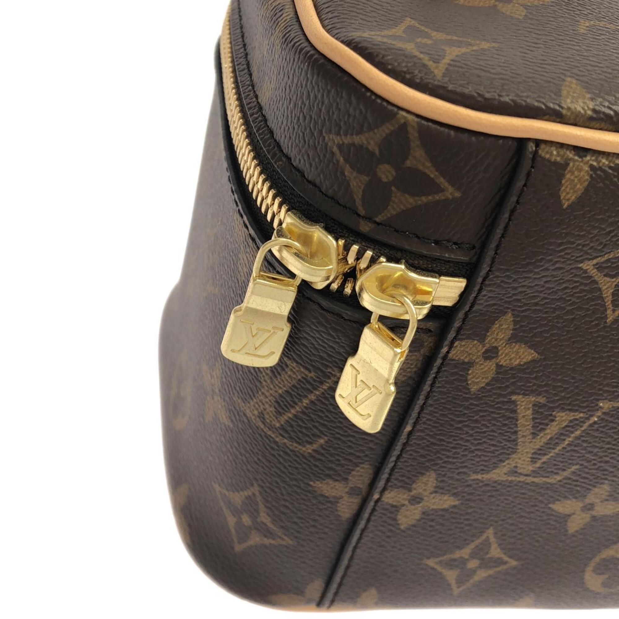 Louis Vuitton Marron Coated Canvas Handbag (Pre-Owned)