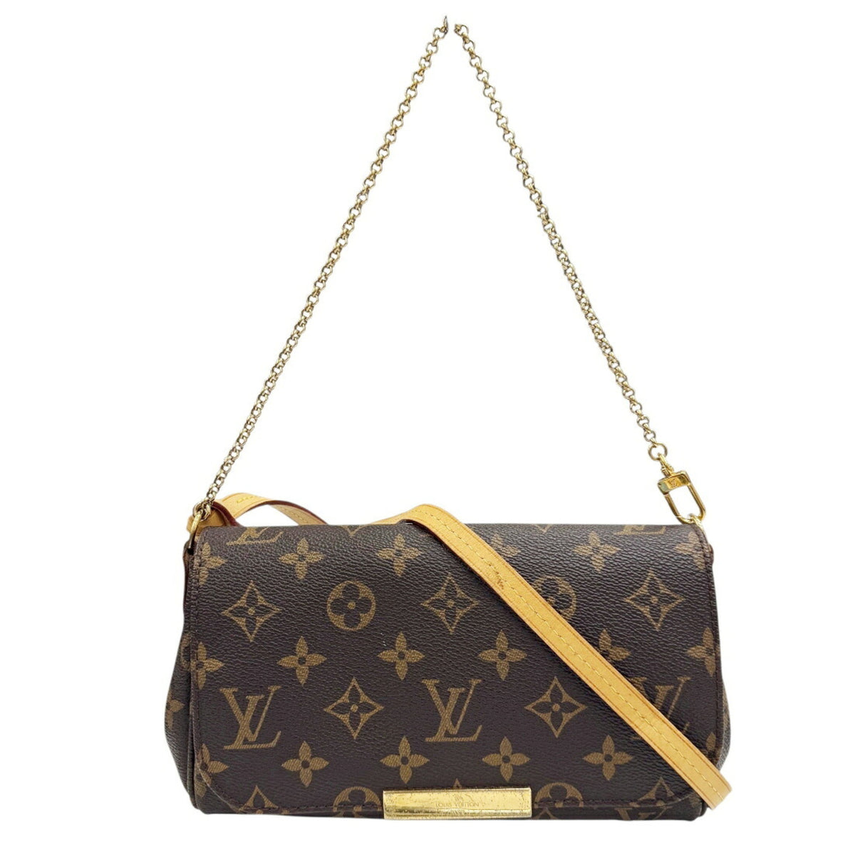 Louis Vuitton Brown Monogram Shoulder Bag (Pre-Owned)