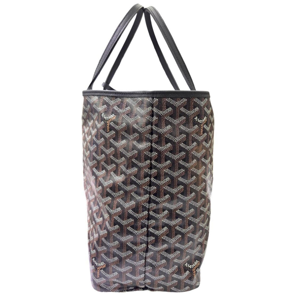 Goyard Black Brown Coated Canvas Pouch Shoulder Bag Tote Bag (Pre-Owned)