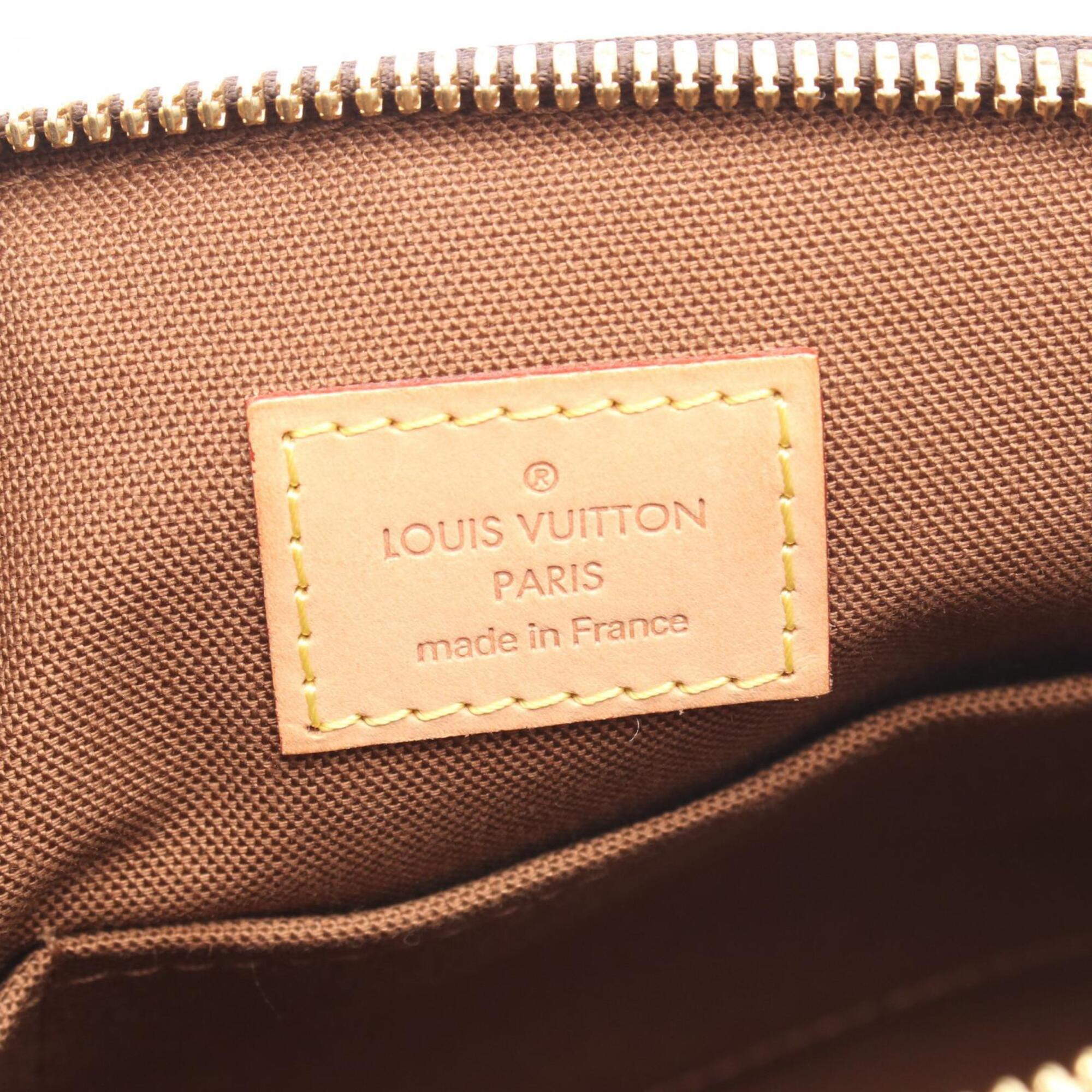 Louis Vuitton Brown Coated Canvas Pvc Monogram Leather Handbag (Pre-Owned)