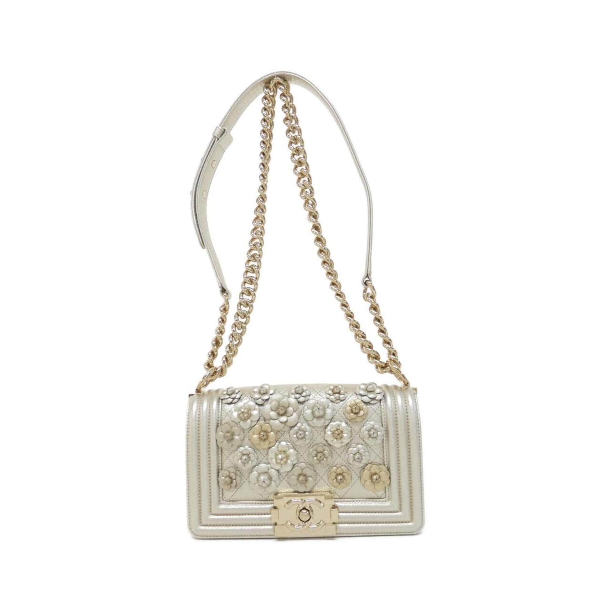 Chanel Gold Shoulder Bag (Pre-Owned)