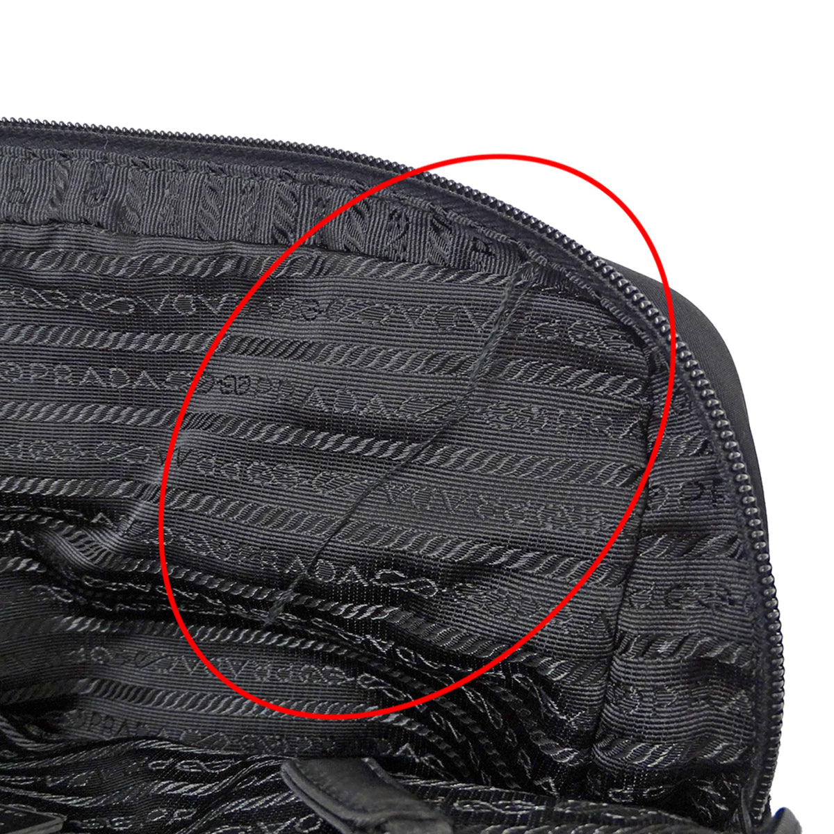 Prada Black Nylon Handbag (Pre-Owned)