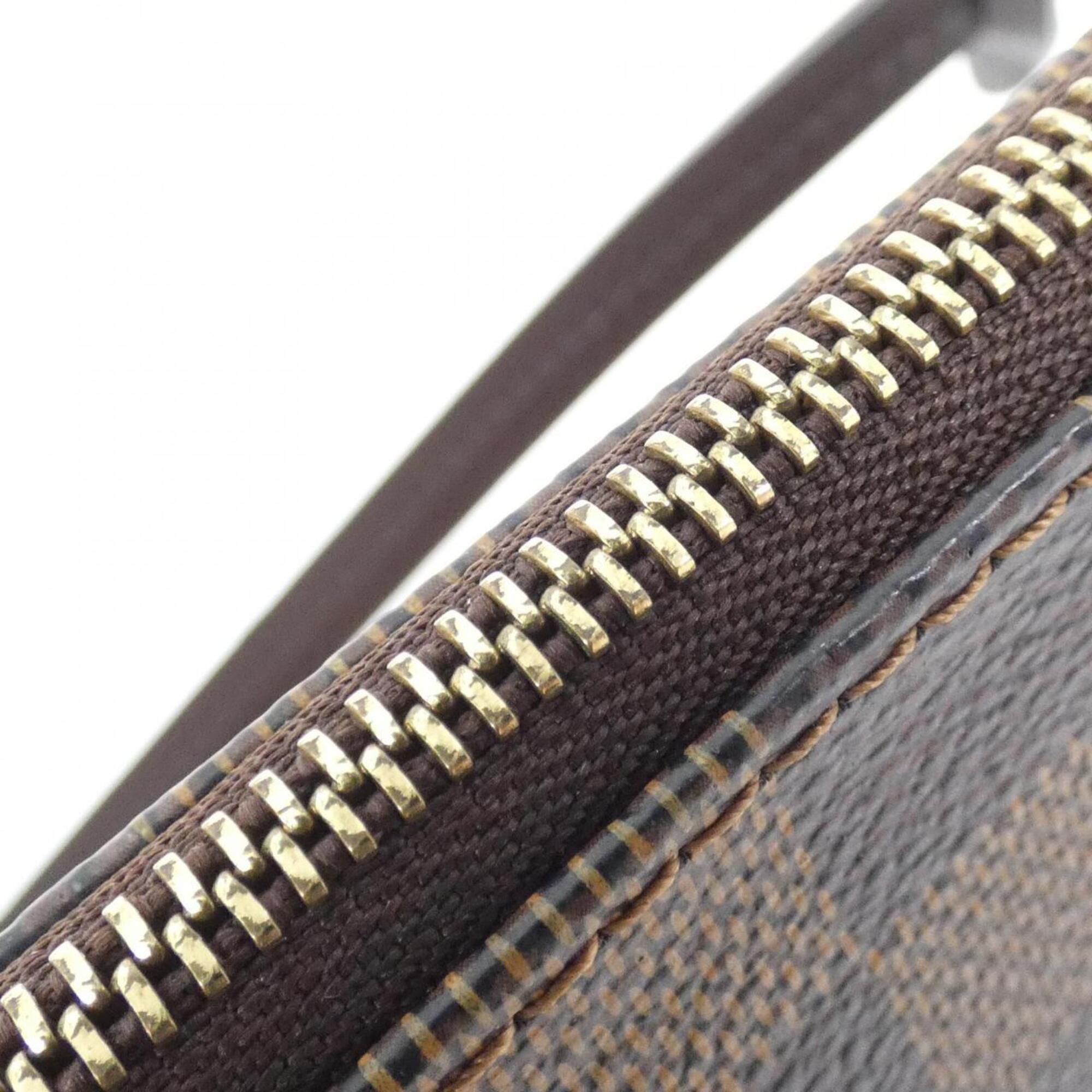 Louis Vuitton Ebene Coated Canvas Pochette Pouch (Pre-Owned)