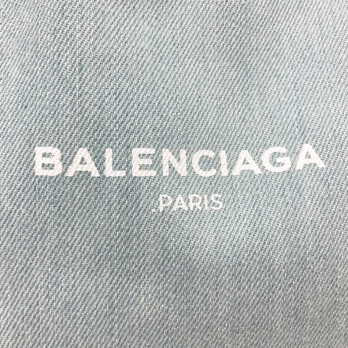Balenciaga Blue Leather Tote Bag (Pre-Owned)