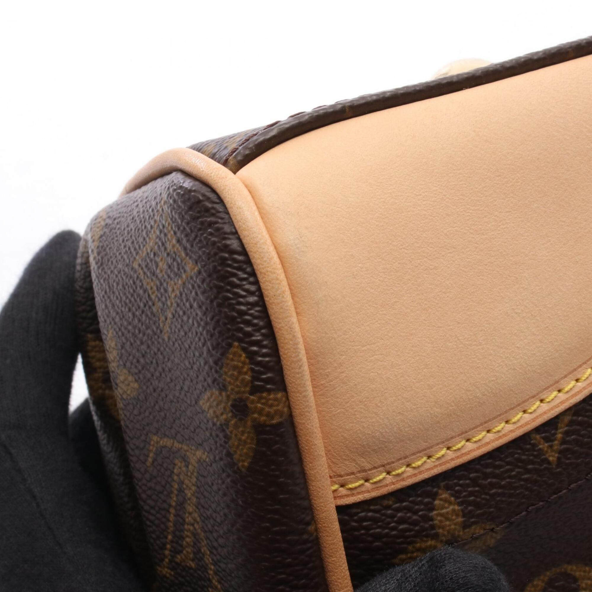 Louis Vuitton Brown Monogram Monogram Leather Handbag Shoulder Bag (Pre-Owned)