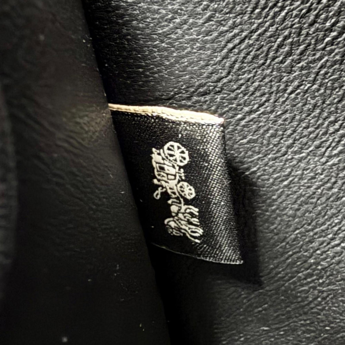 Coach Black Leather Shoulder Bag Tote Bag (Pre-Owned)