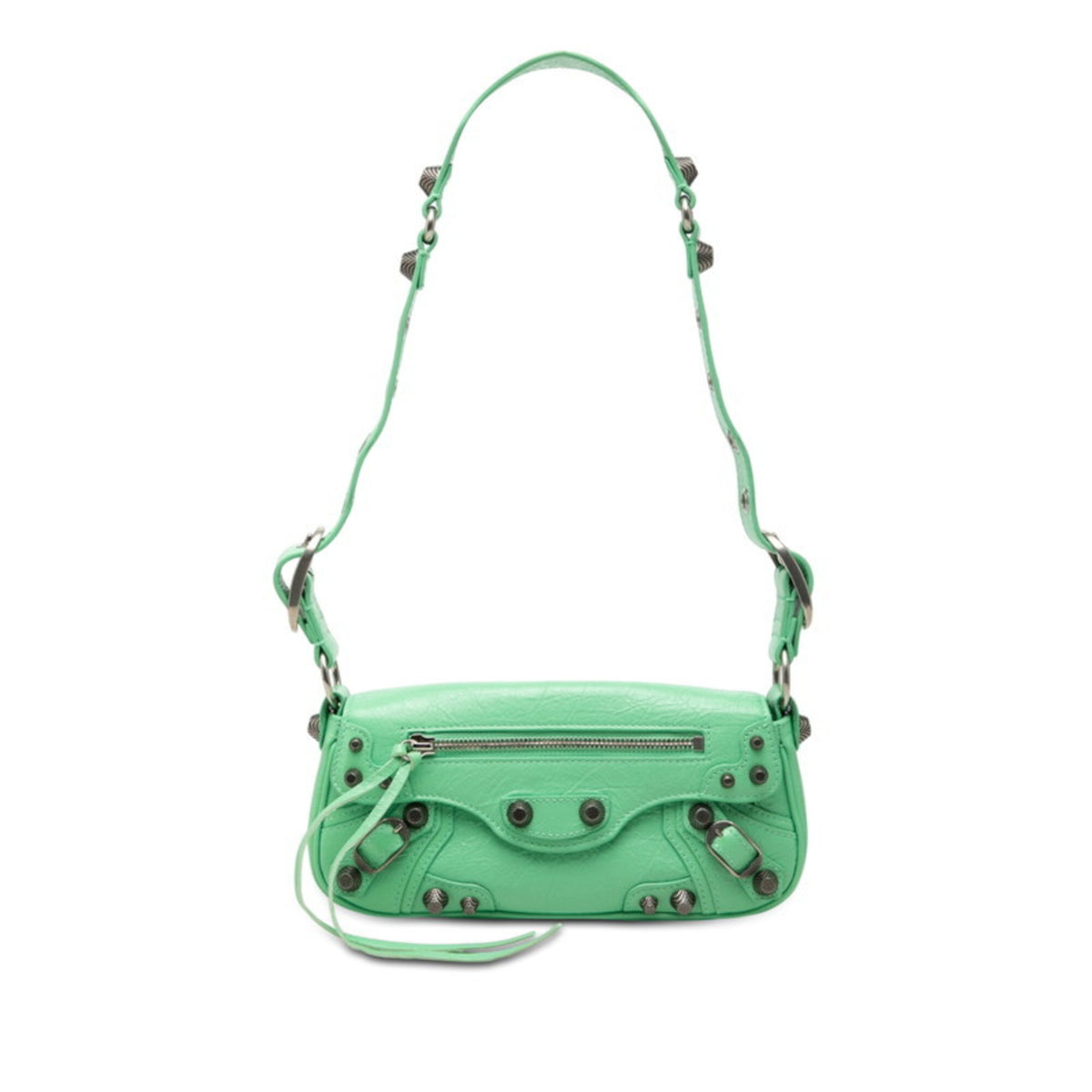 Balenciaga Green Leather Shoulder Bag (Pre-Owned)